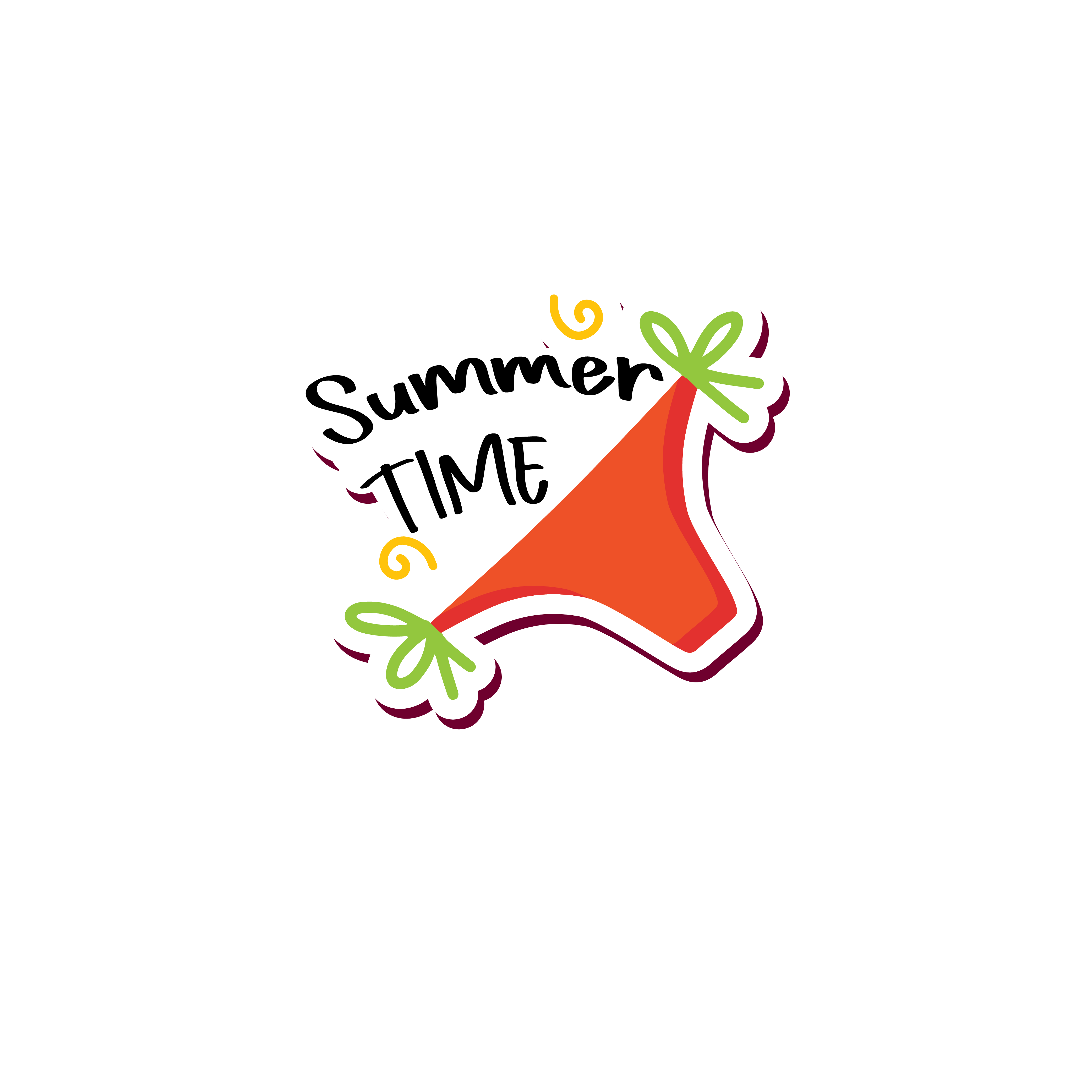 Inspirational Quote "Summer Time" Motivational Sticker Vinyl Decal Motivation Stickers- 5" Vinyl Sticker Waterproof