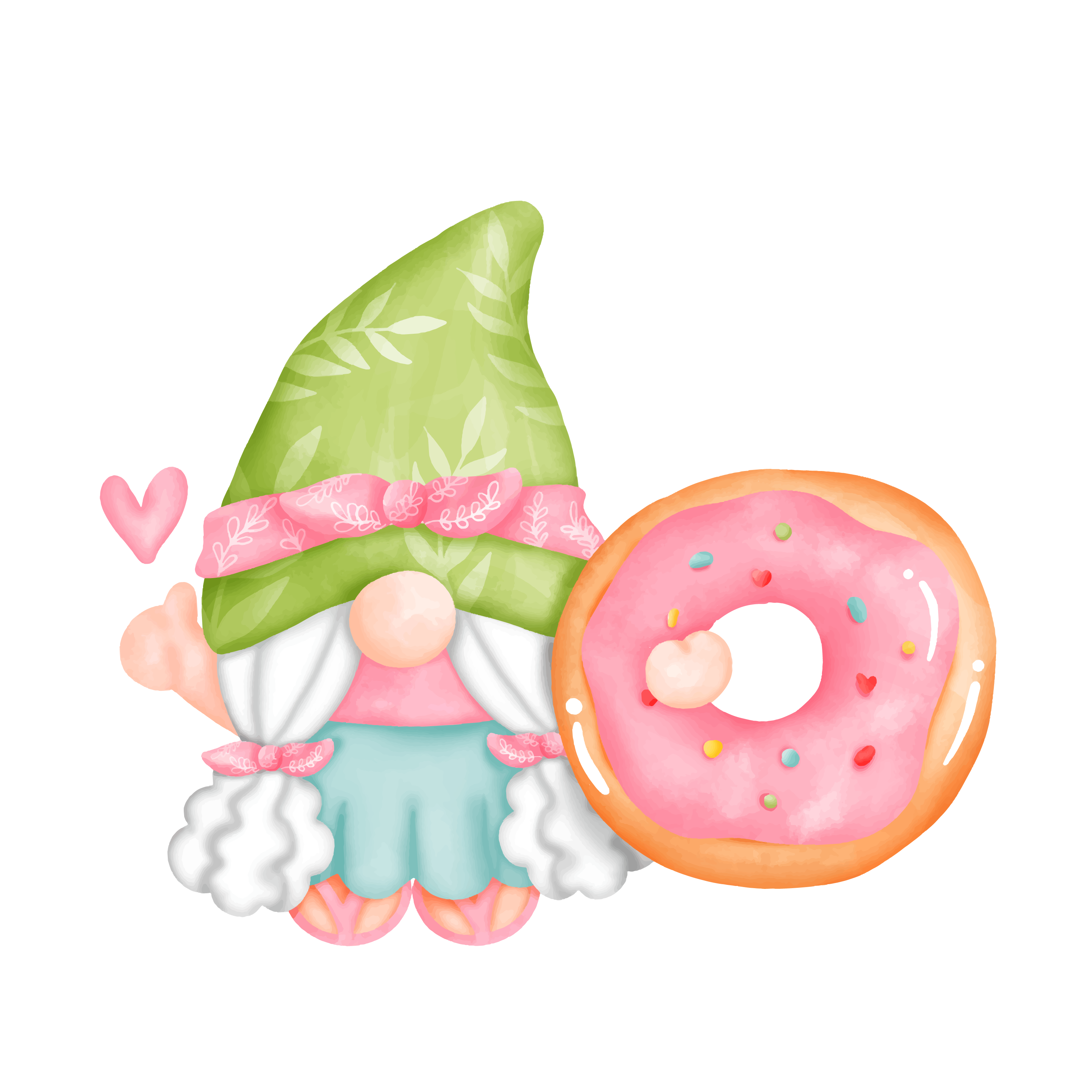 Inspirational Quote "Gnomes with Donut" Motivational Sticker Vinyl Decal Motivation Stickers- 5" Vinyl Sticker Waterproof