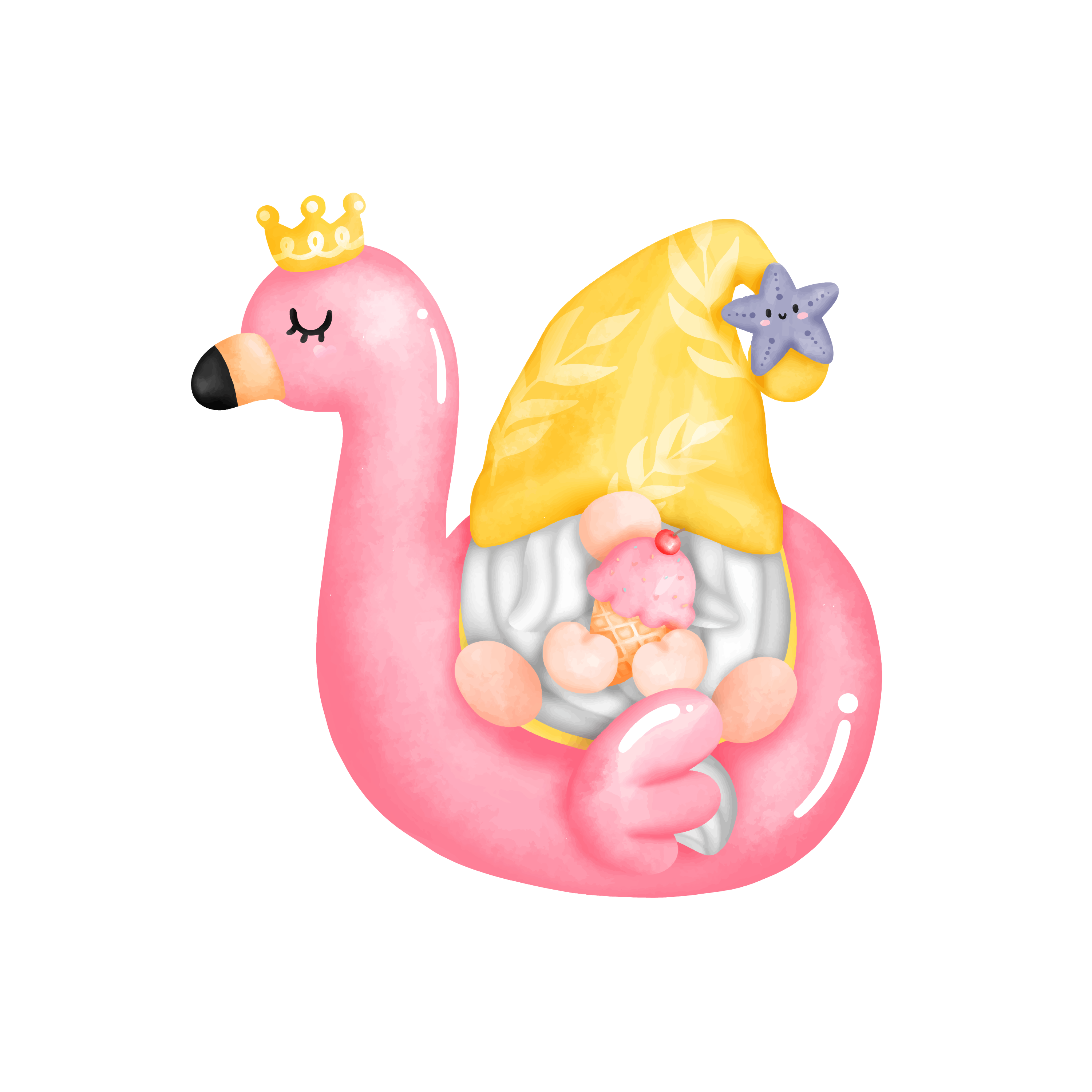 Inspirational Quote "Gnomes with Pink Duck" Motivational Sticker Vinyl Decal Motivation Stickers- 5" Vinyl Sticker Waterproof