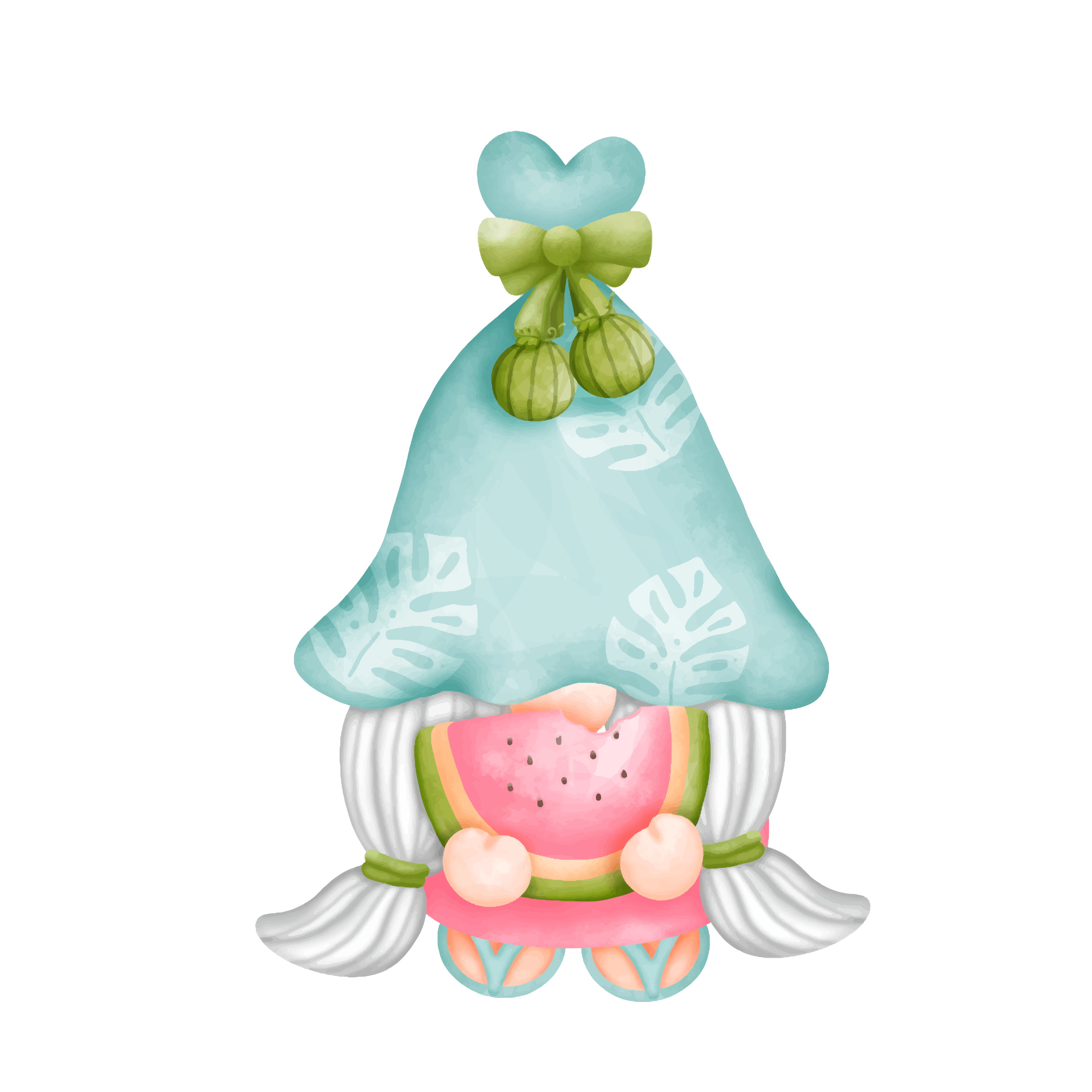 Inspirational Quote "Gnomes with Watermelon" Motivational Sticker Vinyl Decal Motivation Stickers- 5" Vinyl Sticker Waterproof