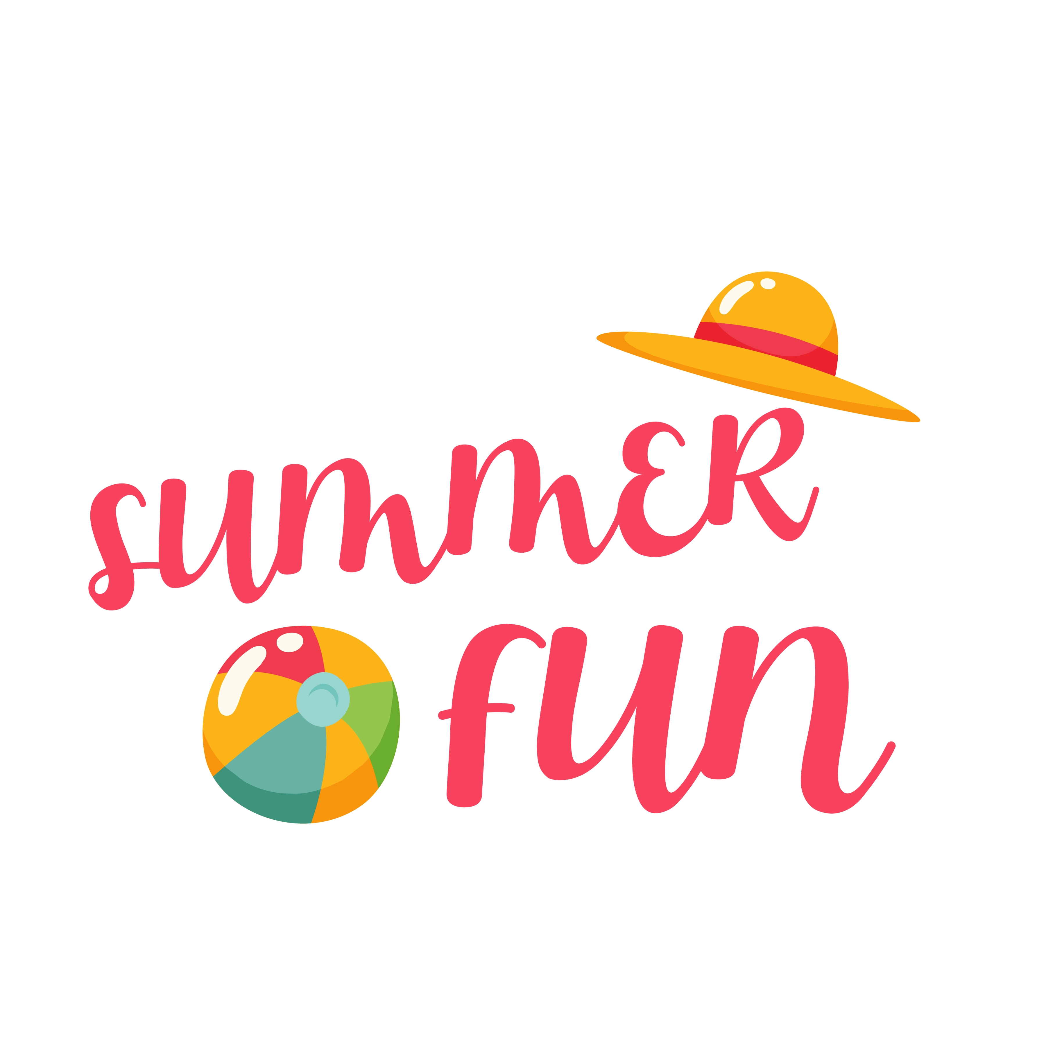 Inspirational Quote "Summer Fun" Motivational Sticker Vinyl Decal Motivation Stickers- 5" Vinyl Sticker Waterproof