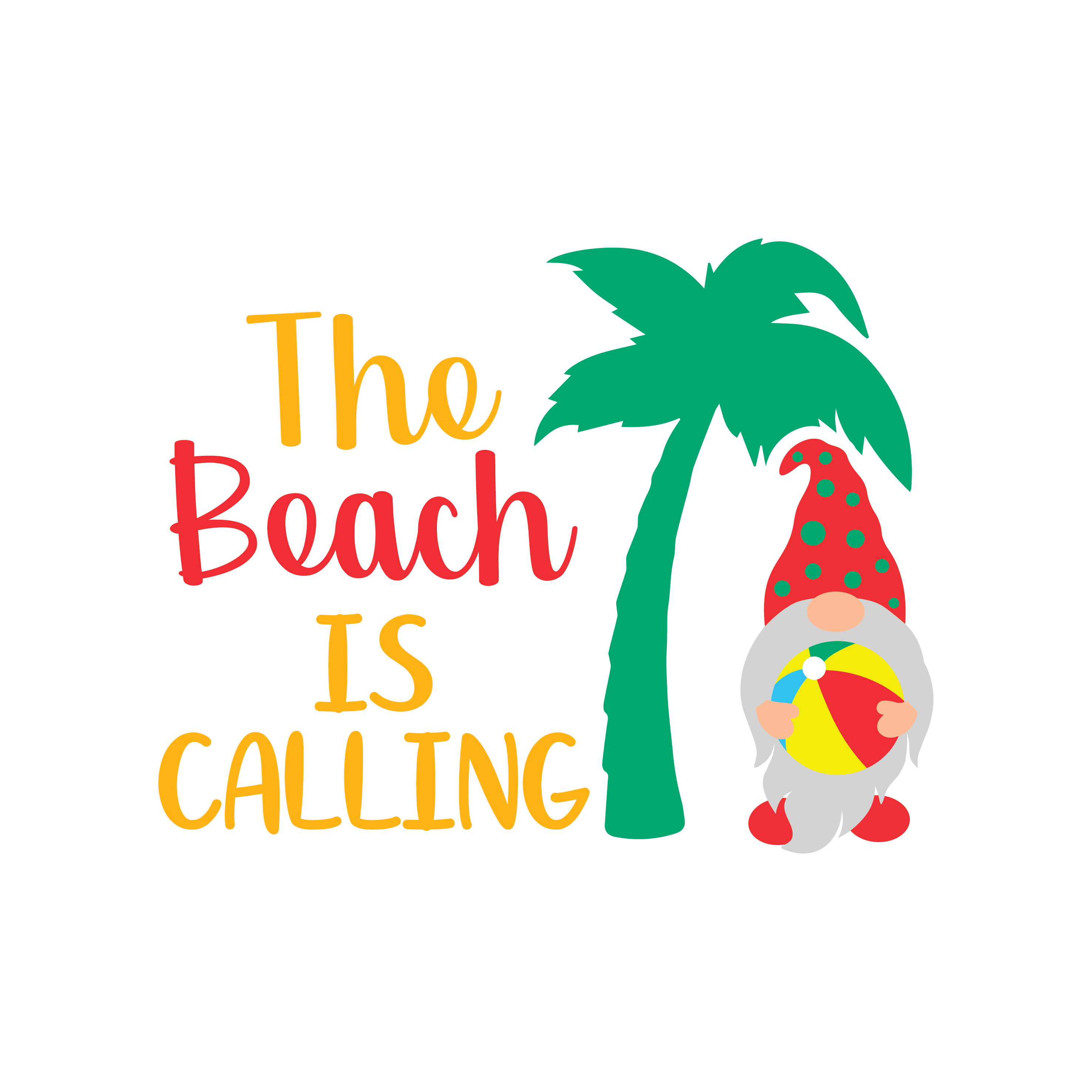 Inspirational Quote "The Beach is Calling" Motivational Sticker Vinyl Decal Motivation Stickers- 5" Vinyl Sticker Waterproof