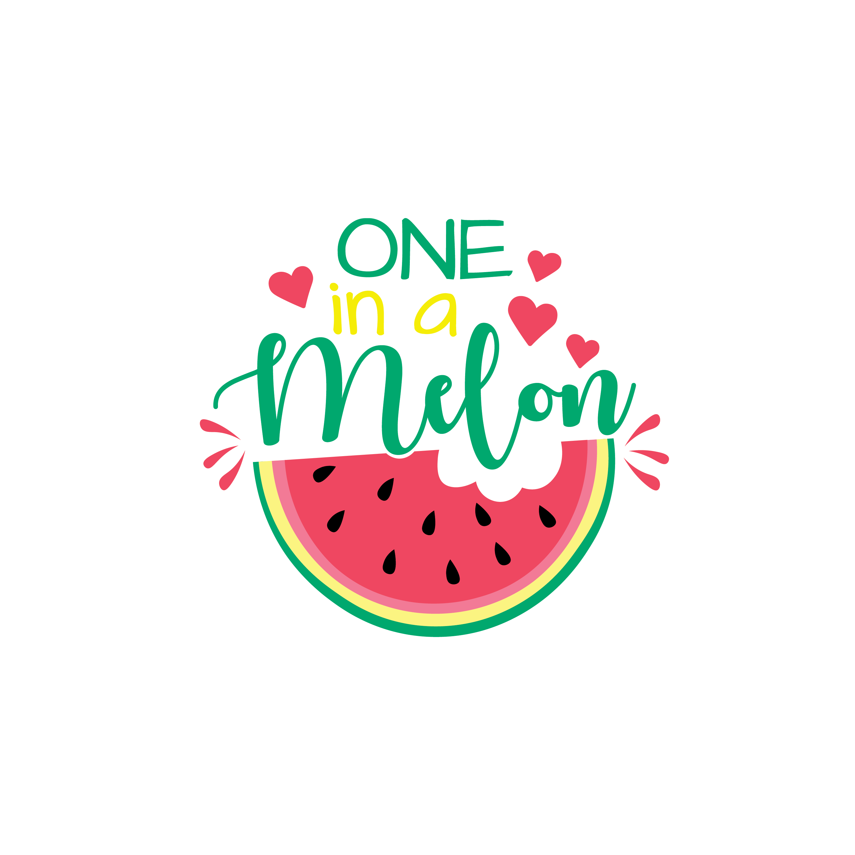 Inspirational Quote "One in a Melon" Motivational Sticker Vinyl Decal Motivation Stickers- 5" Vinyl Sticker Waterproof