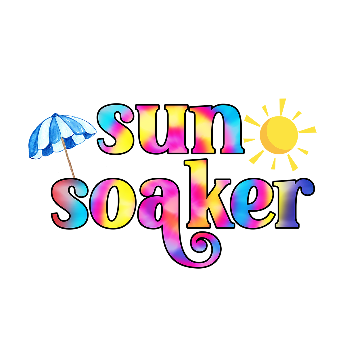 Inspirational Quote "Sun Soaker" Motivational Sticker Vinyl Decal Motivation Stickers- 5" Vinyl Sticker Waterproof