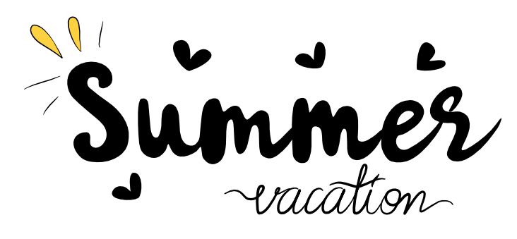 Inspirational Quote "Summer Vacation" Motivational Sticker Vinyl Decal Motivation Stickers- 5" Vinyl Sticker Waterproof