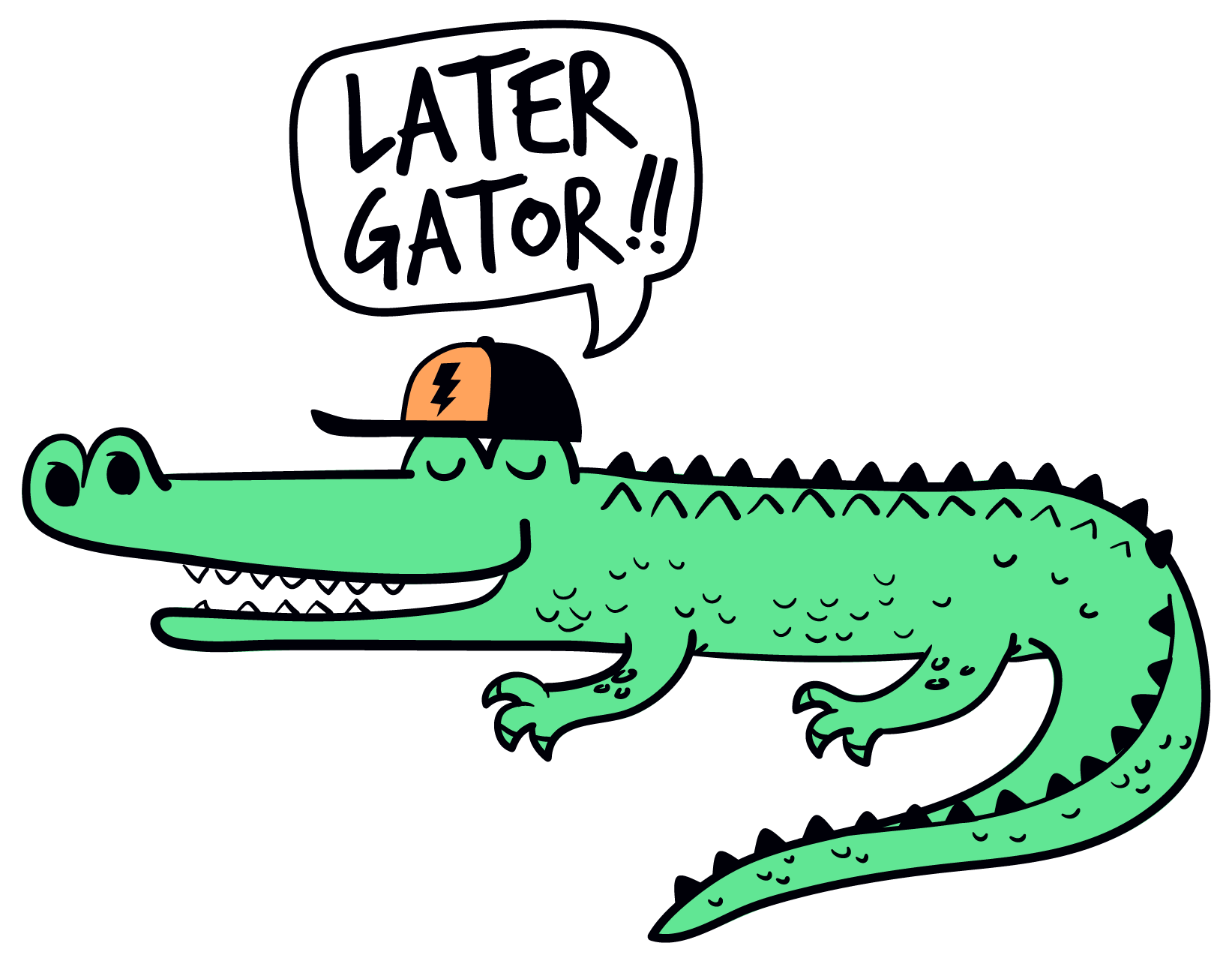 Inspirational Quote "Later Gater" Motivational Sticker Vinyl Decal Motivation Stickers- 5" Vinyl Sticker Waterproof