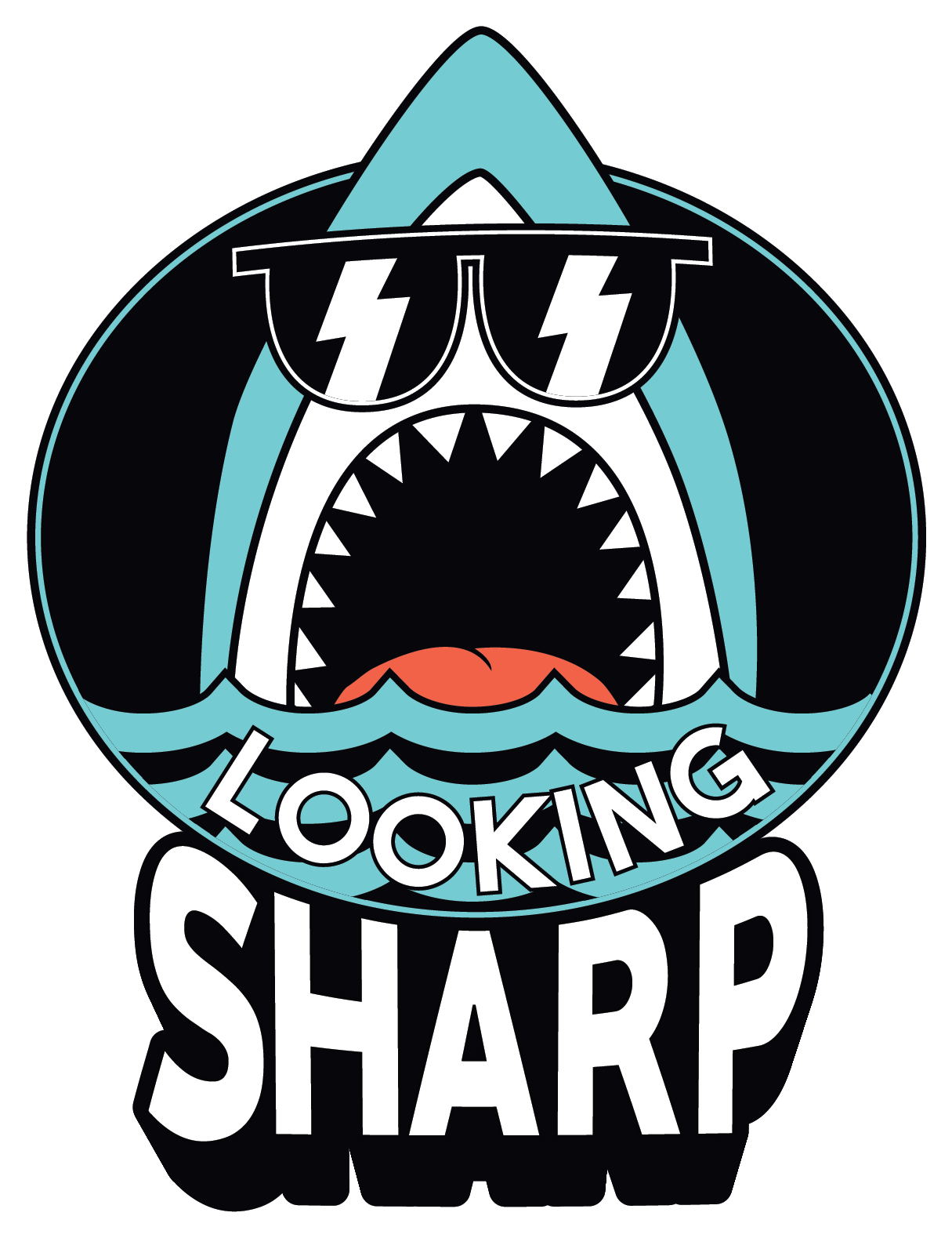 Inspirational Quote "Looking Sharp" Motivational Sticker Vinyl Decal Motivation Stickers- 5" Vinyl Sticker Waterproof