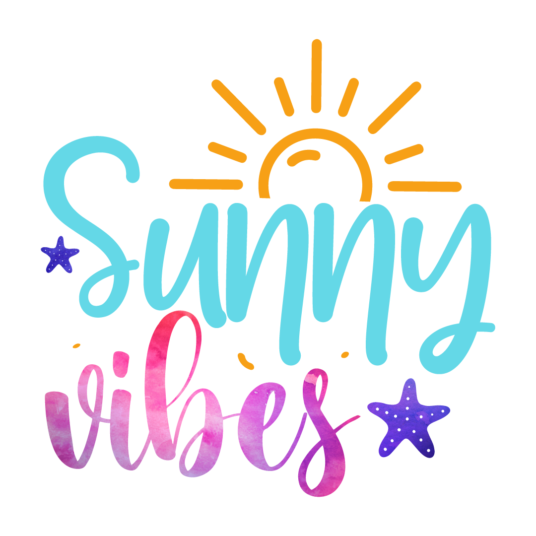 Inspirational Quote "Sunny Vibes" Motivational Sticker Vinyl Decal Motivation Stickers- 5" Vinyl Sticker Waterproof