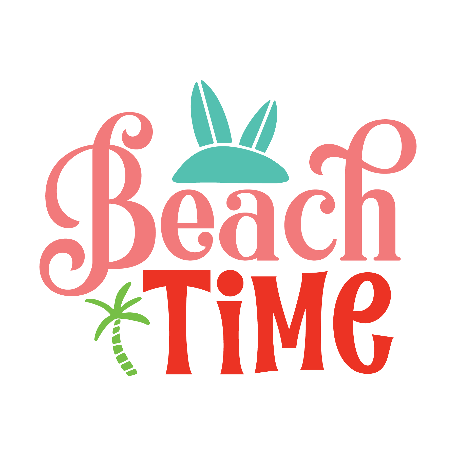 Inspirational Quote "Beach Time" Motivational Sticker Vinyl Decal Motivation Stickers- 5" Vinyl Sticker Waterproof
