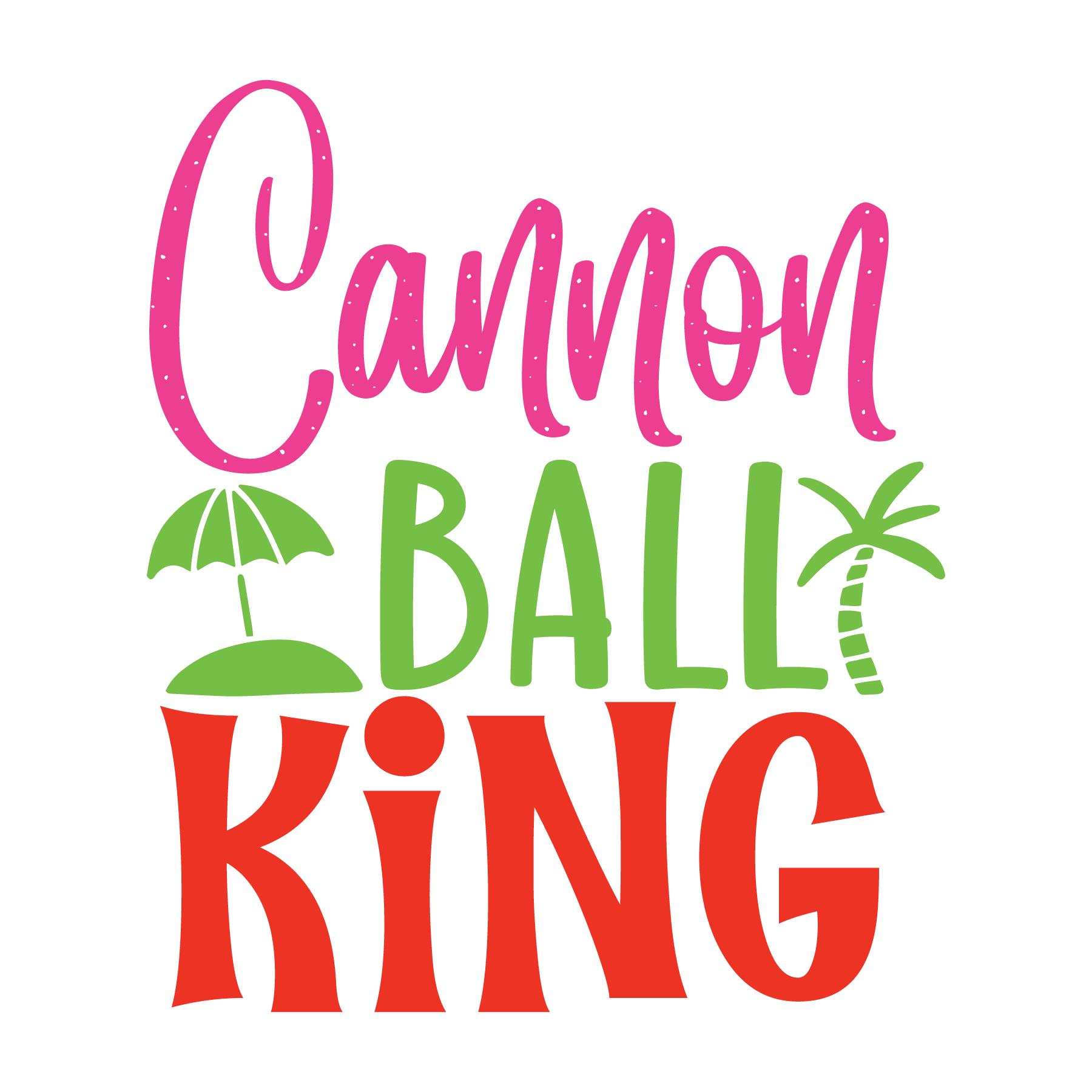 Inspirational Quote "Cannon Ball King" Motivational Sticker Vinyl Decal Motivation Stickers- 5" Vinyl Sticker Waterproof