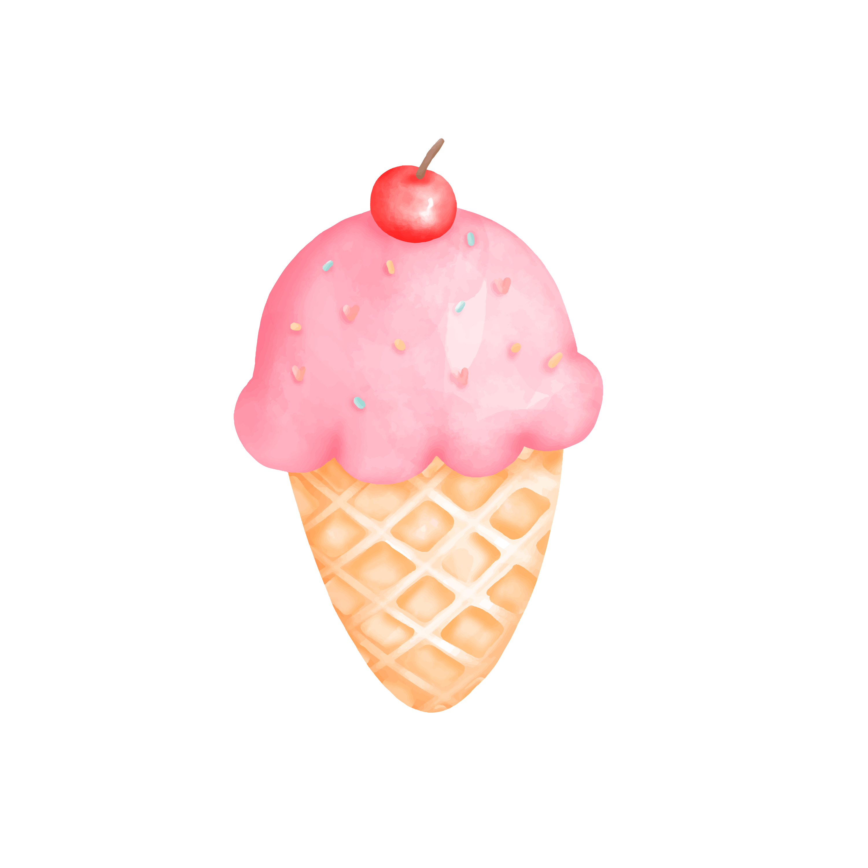 Inspirational Quote "Cone IceCream Summer" Motivational Sticker Vinyl Decal Motivation Stickers- 5" Vinyl Sticker Waterproof
