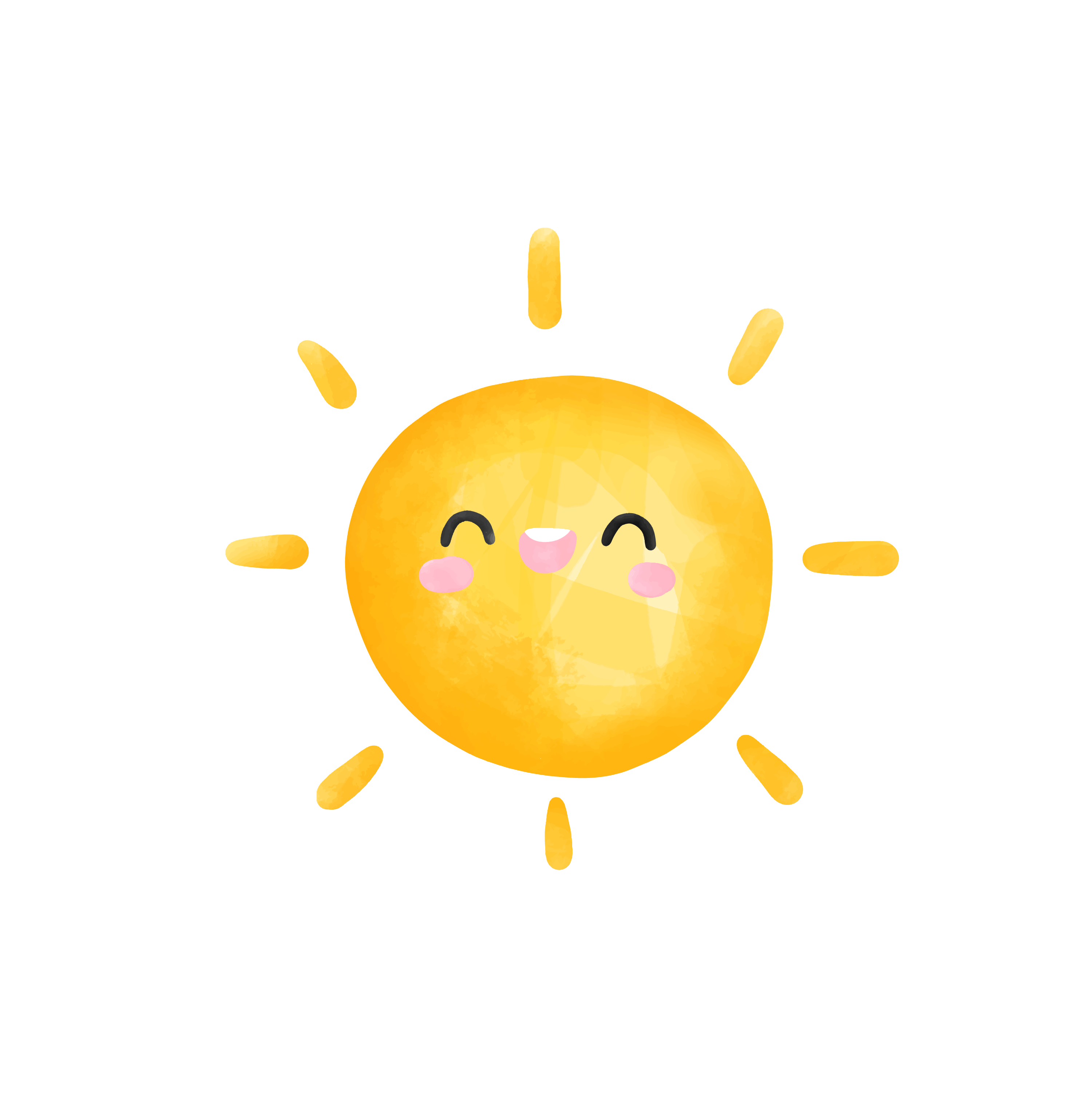 Inspirational Quote "Cute Smily Sun" Motivational Sticker Vinyl Decal Motivation Stickers- 5" Vinyl Sticker Waterproof
