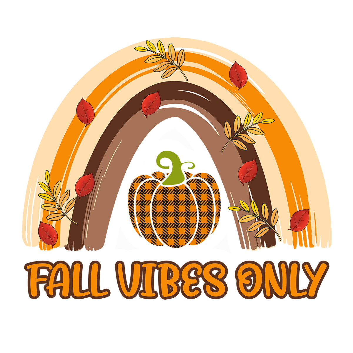 Inspirational Quote Fall Vibes Only Motivational Sticker Vinyl Decal Motivation Stickers- 5" Vinyl Sticker Waterproof