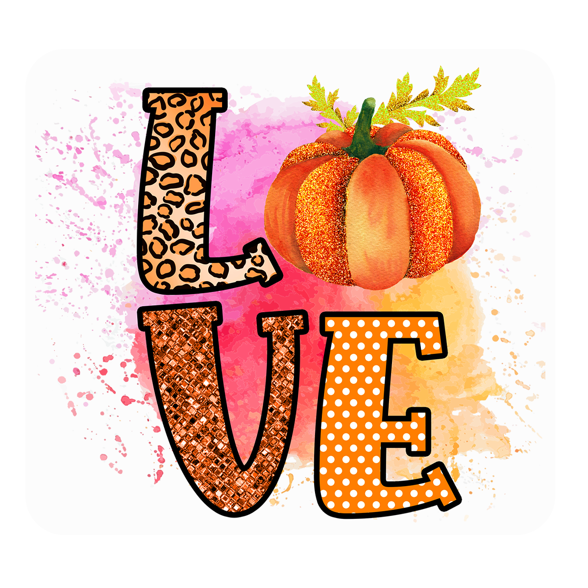 Inspirational Quote Pumpkin Love Motivational Sticker Vinyl Decal Motivation Stickers- 5" Vinyl Sticker Waterproof