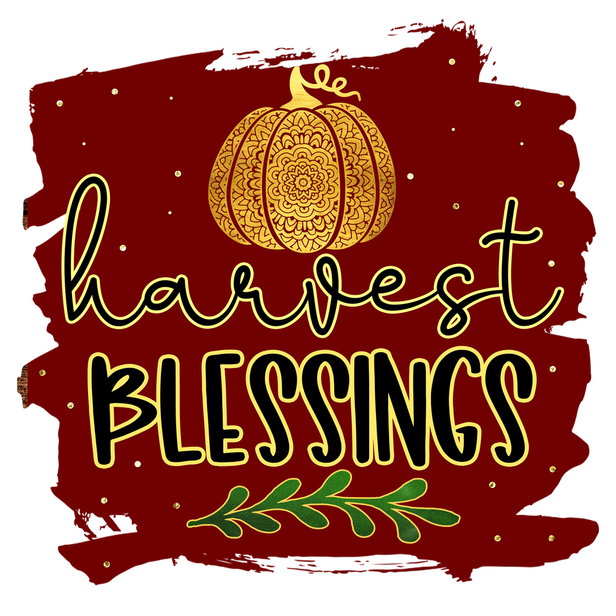 Inspirational Quote Harvest Blessings Motivational Sticker Vinyl Decal Motivation Stickers- 5" Vinyl Sticker Waterproof