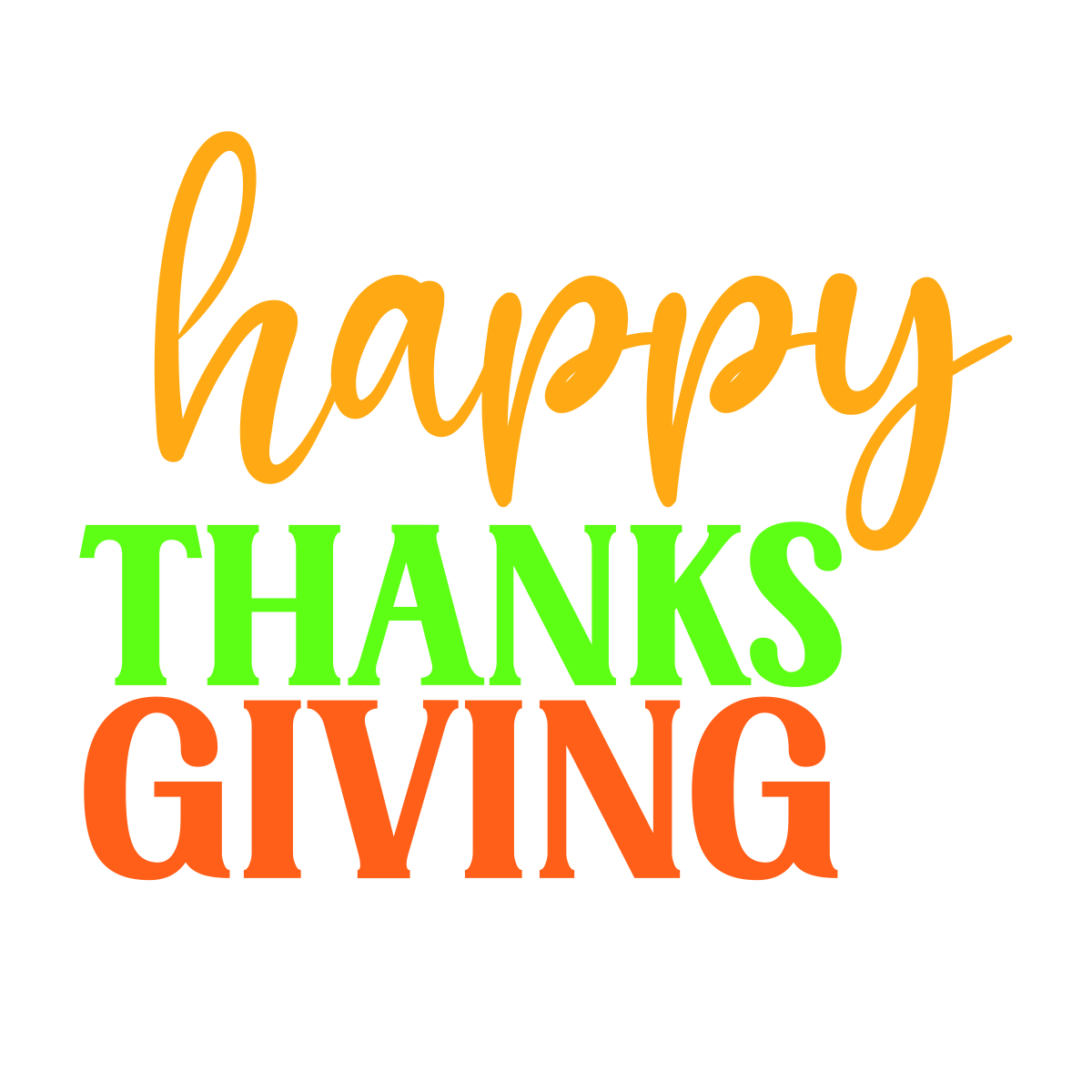 Inspirational Quote Happy Thanks Giving Motivational Sticker Vinyl Decal Motivation Stickers- 5" Vinyl Sticker Waterproof