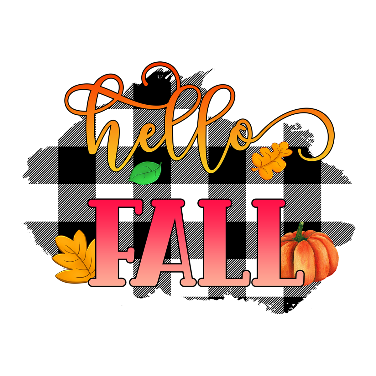Inspirational Quote Hello Fall Motivational Sticker Vinyl Decal Motivation Stickers- 5" Vinyl Sticker Waterproof