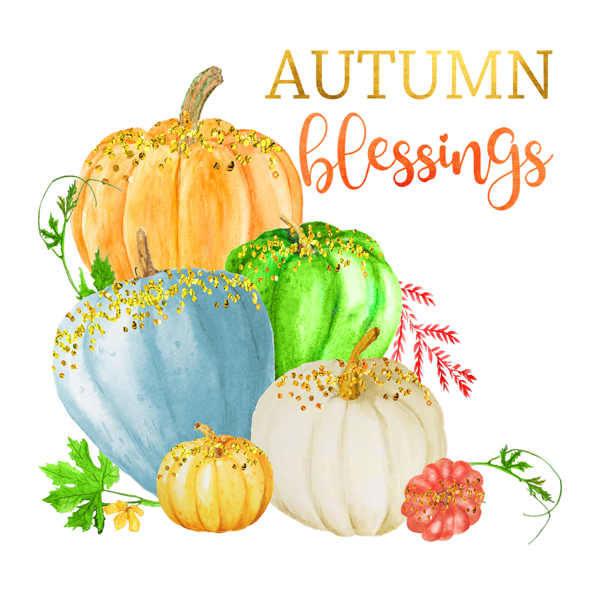 Inspirational Quote Autumn Blessings Motivational Sticker Vinyl Decal Motivation Stickers- 5" Vinyl Sticker Waterproof