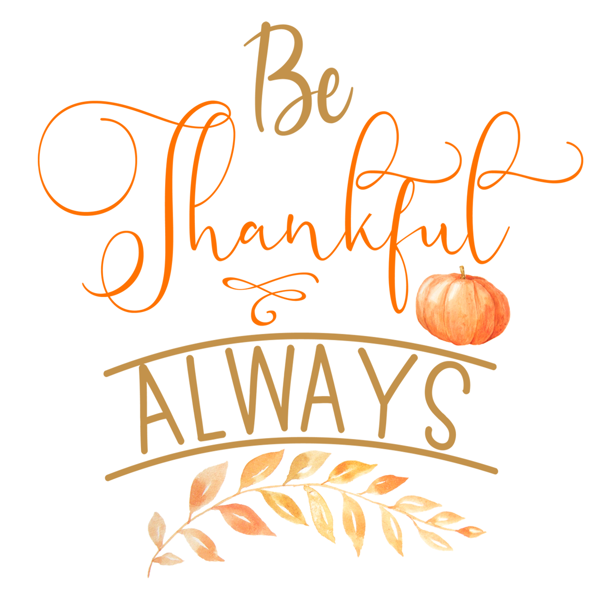 Inspirational Quote Be Thankful Always Motivational Sticker Vinyl Decal Motivation Stickers- 5" Vinyl Sticker Waterproof