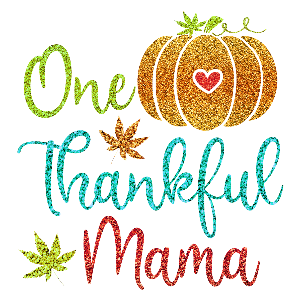 Inspirational Quote One Thankful Mama Motivational Sticker Vinyl Decal Motivation Stickers- 5" Vinyl Sticker Waterproof