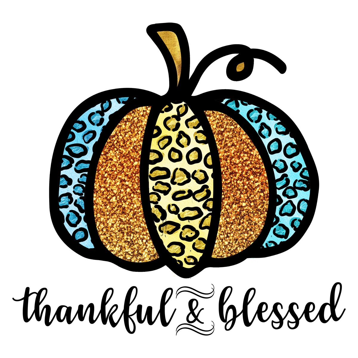 Inspirational Quote Thankful & Blessed Motivational Sticker Vinyl Decal Motivation Stickers- 5" Vinyl Sticker Waterproof