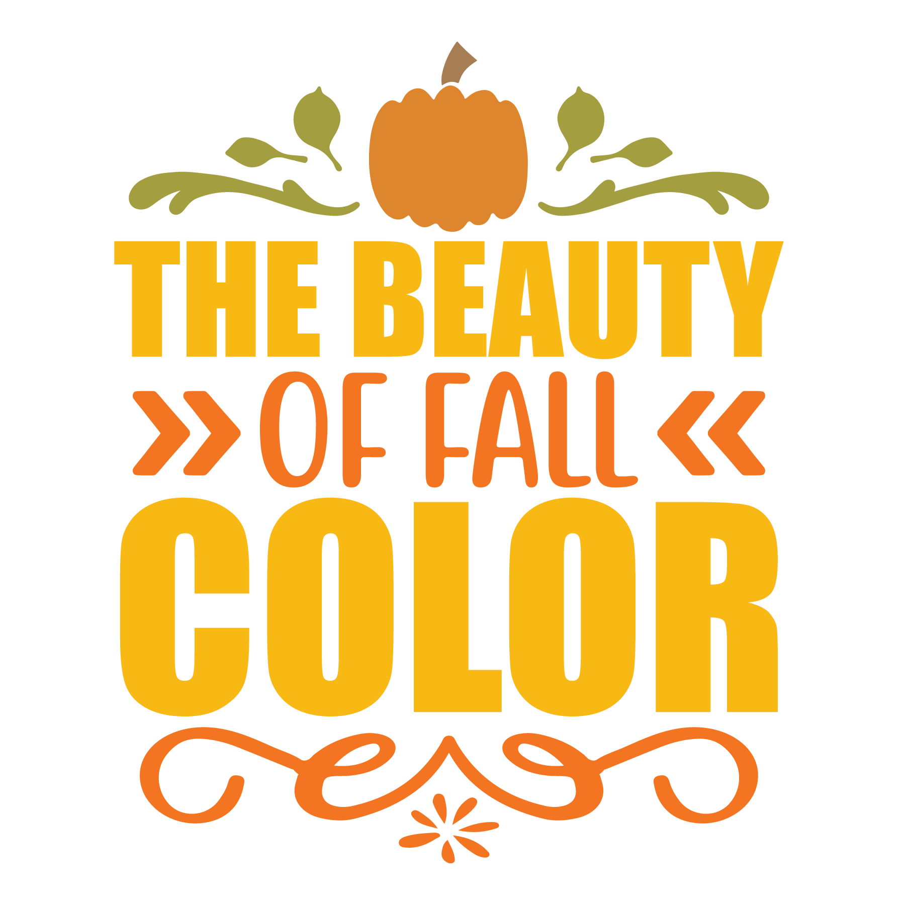 Inspirational Quote The Beauty Of Fall Color Motivational Sticker Vinyl Decal Motivation Stickers- 5" Vinyl Sticker Waterproof
