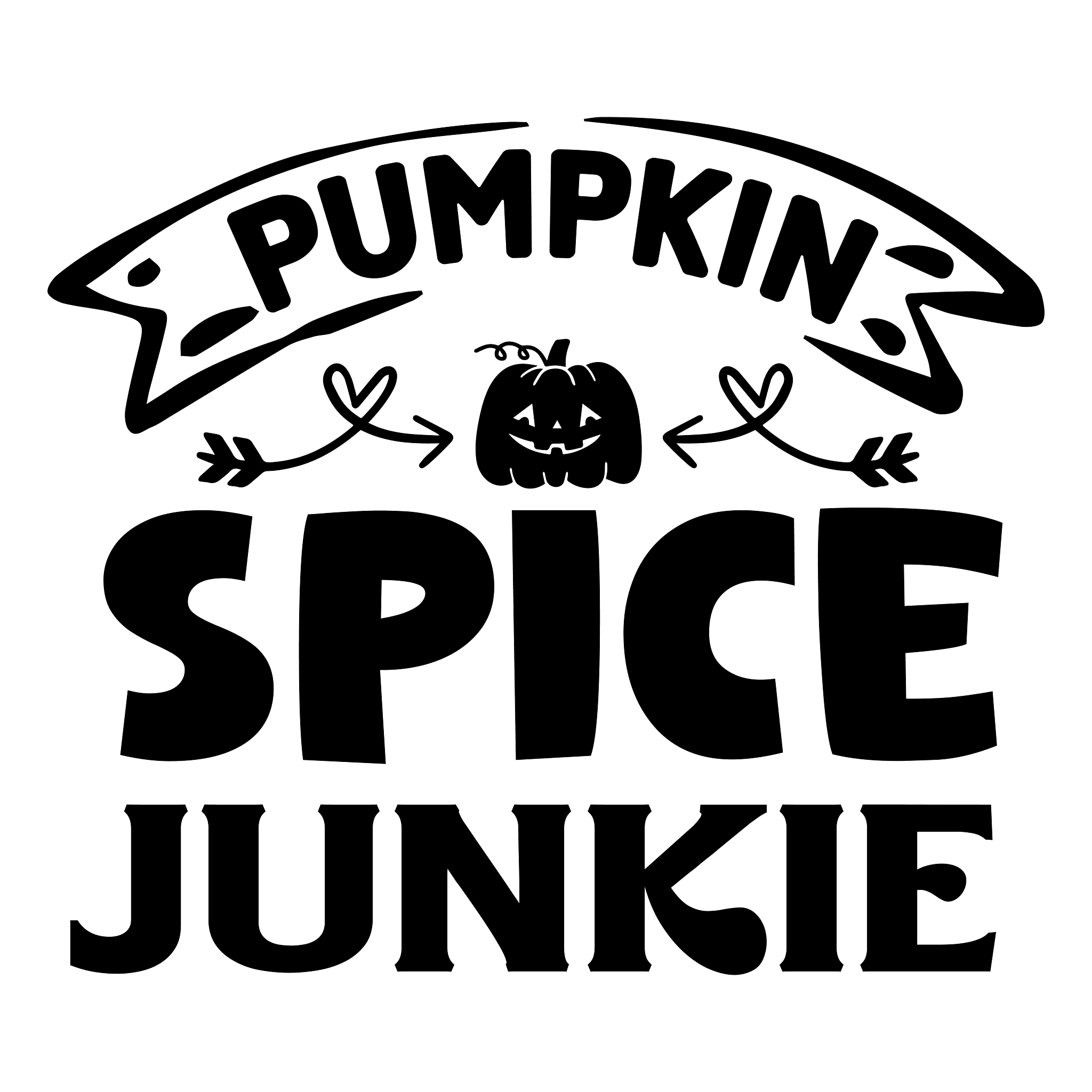 Inspirational Quote Pumpkin Spice Junkie Motivational Sticker Vinyl Decal Motivation Stickers- 5" Vinyl Sticker Waterproof