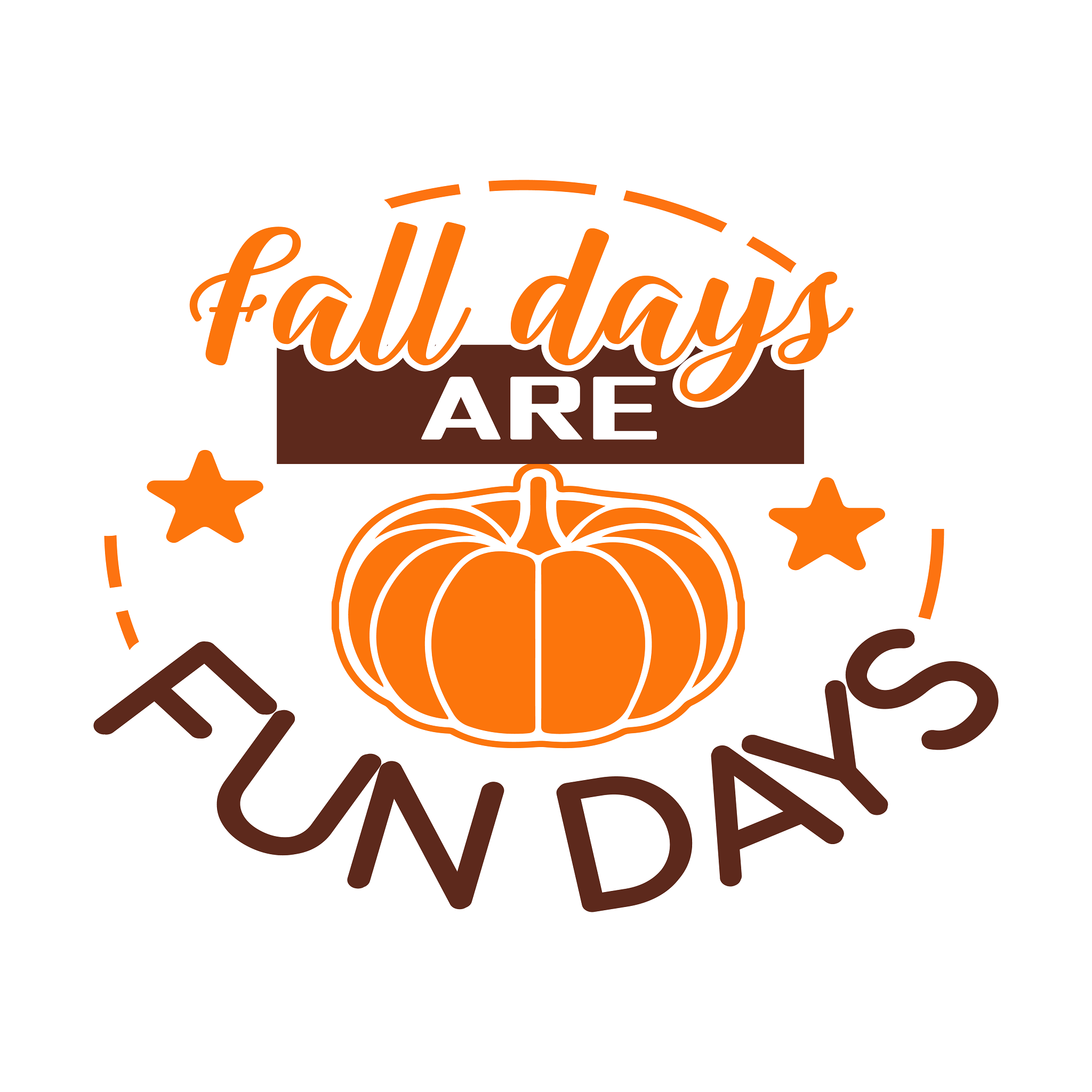Inspirational Quote Fall Days Are Fun Days Motivational Sticker Vinyl Decal Motivation Stickers- 5" Vinyl Sticker Waterproof