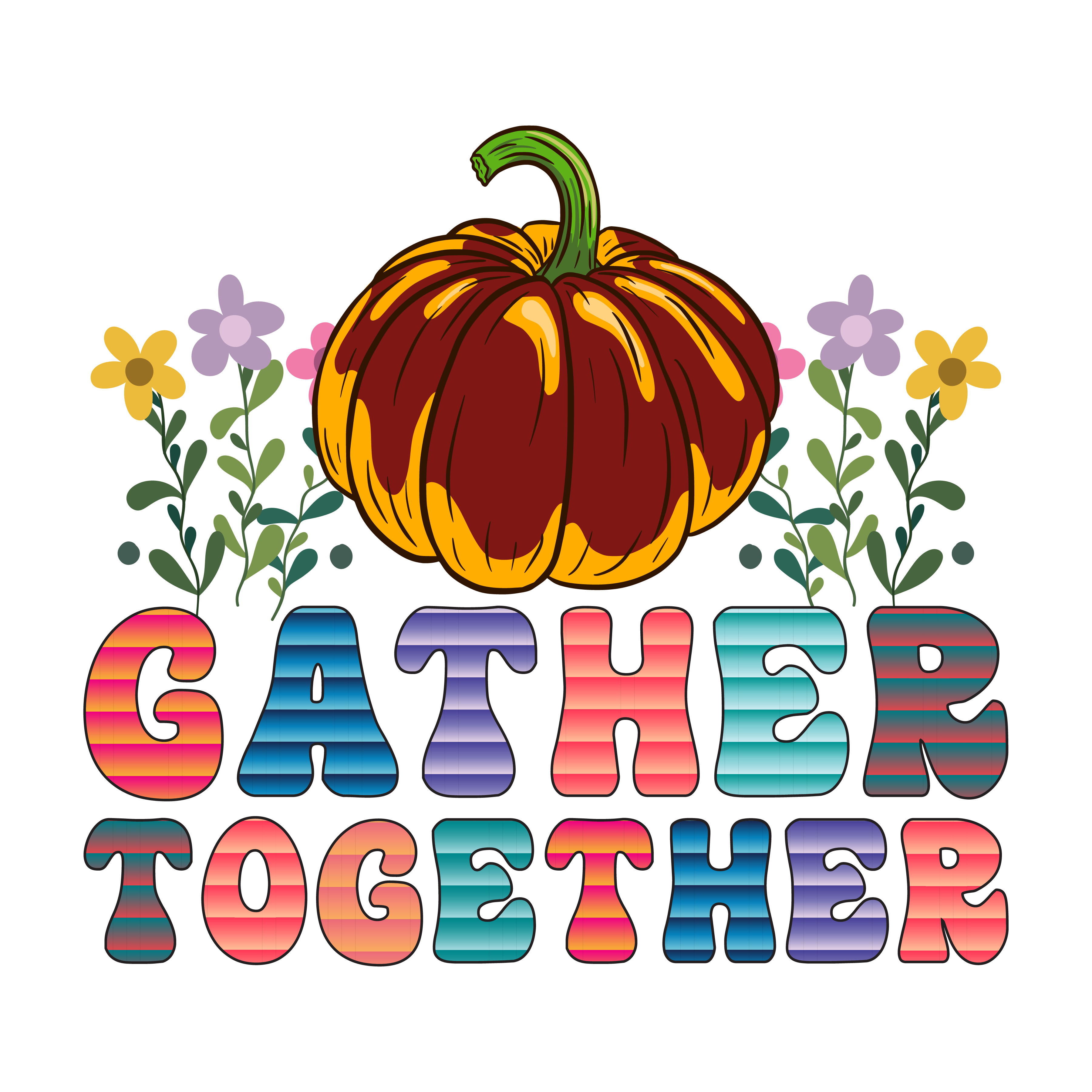 Inspirational Quote Gather Together Motivational Sticker Vinyl Decal Motivation Stickers- 5" Vinyl Sticker Waterproof