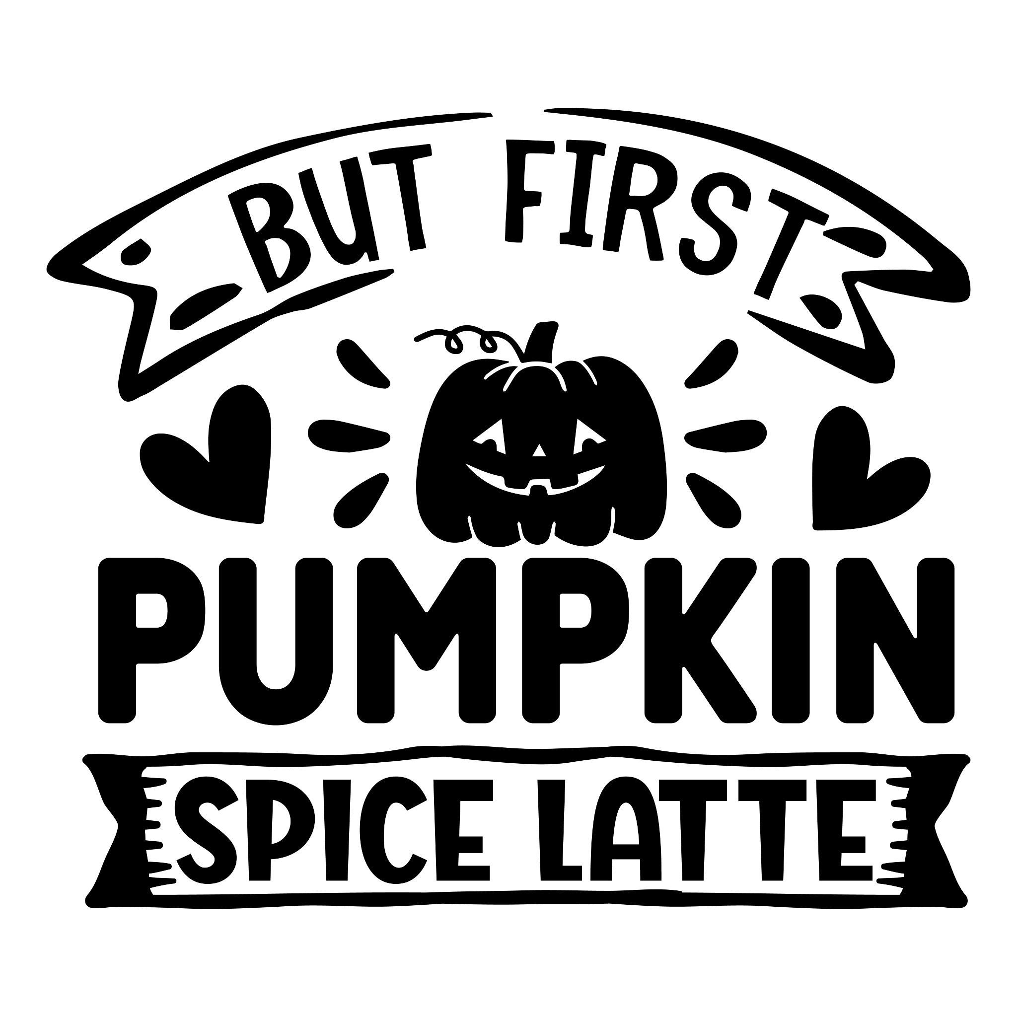 Inspirational Quote But First Pumpkin Spice Latte, Motivational Sticker Vinyl Decal Motivation Stickers- 5" Vinyl Sticker Waterproof