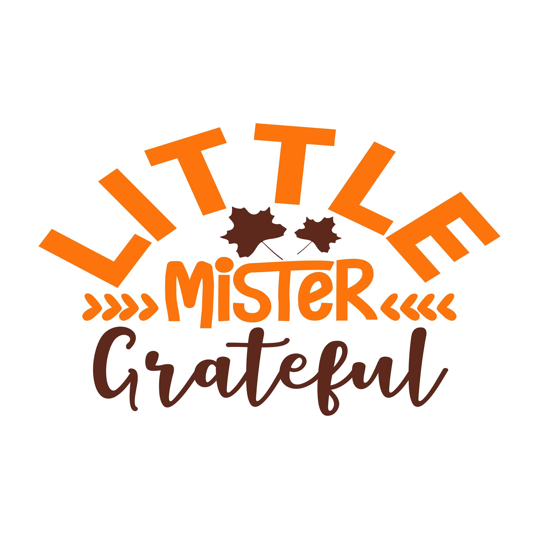 Inspirational Quote Little Mister Grateful Motivational Sticker Vinyl Decal Motivation Stickers- 5" Vinyl Sticker Waterproof