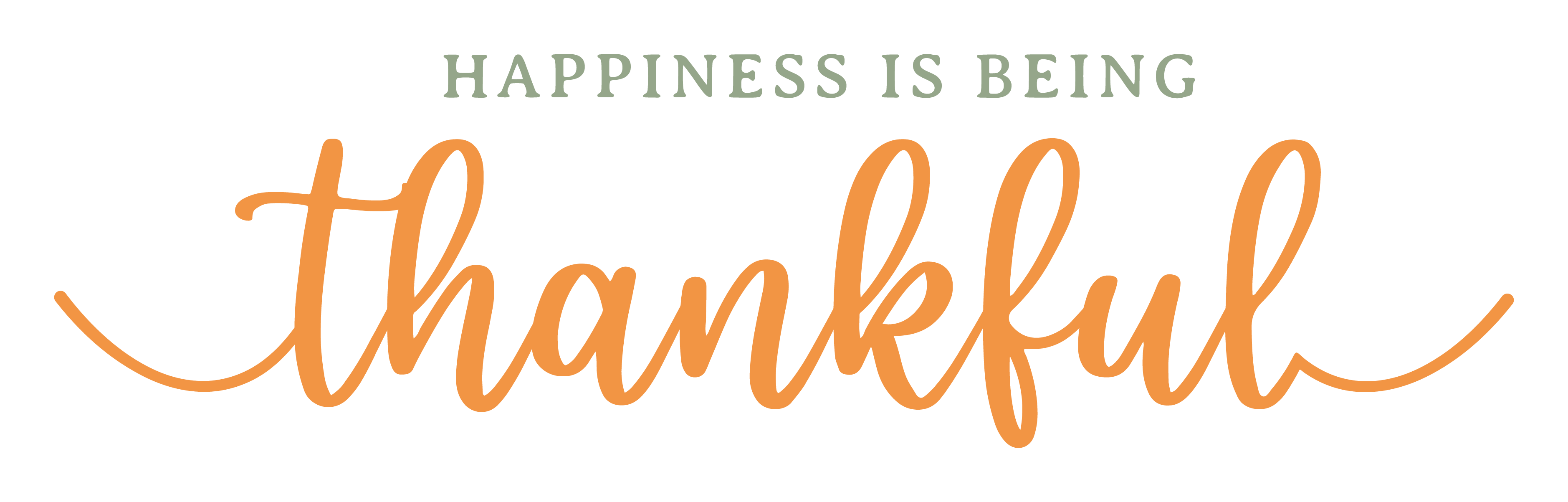 Inspirational Quote Happiness Is Being Thankful Great Gift Motivational Sticker Vinyl Decal Motivation Stickers- 5" Vinyl Sticker Waterproof