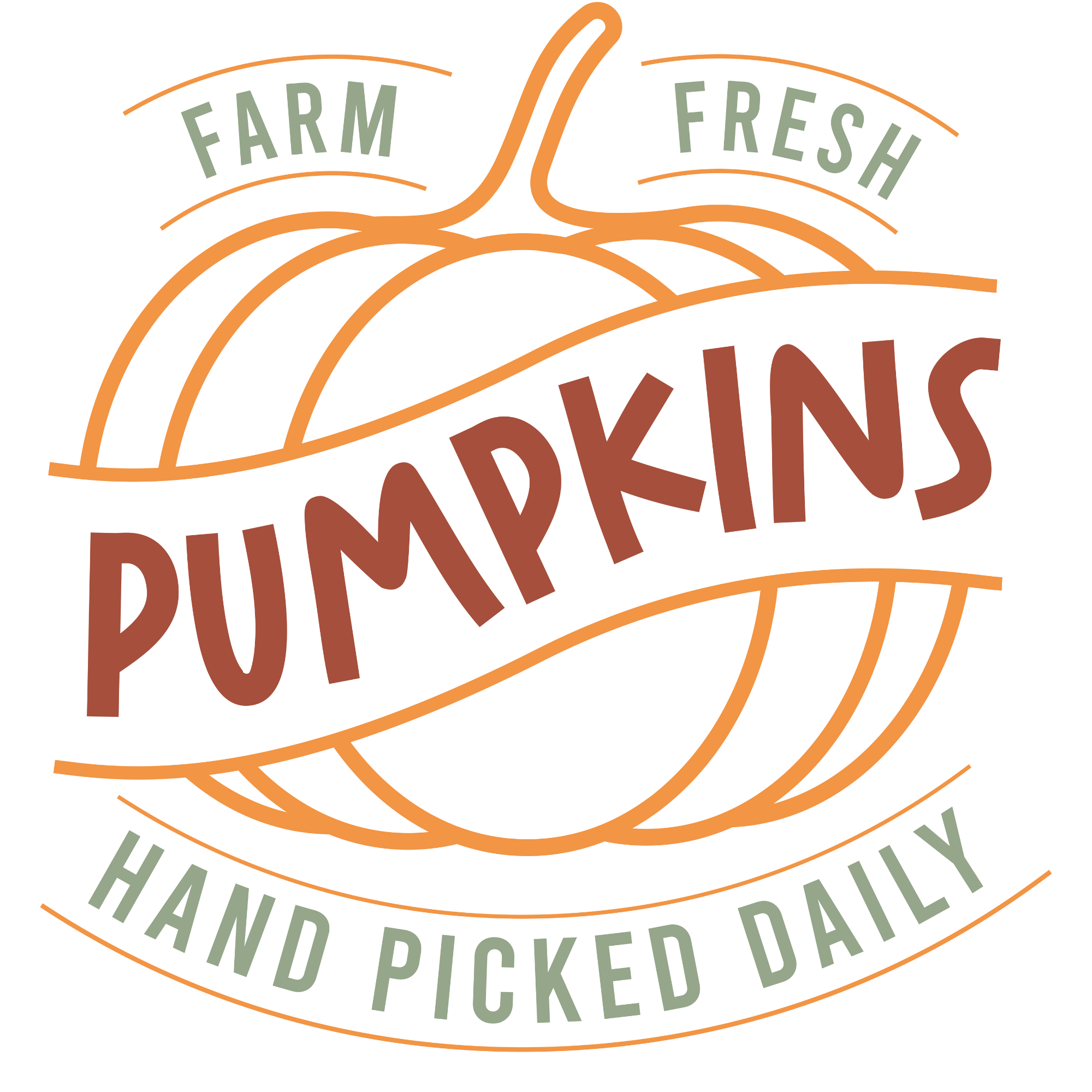 Inspirational Quote Farm Fresh Pumpkins Hand Picked Daily Motivational Sticker Vinyl Decal Motivation Stickers- 5" Vinyl Sticker Waterproof