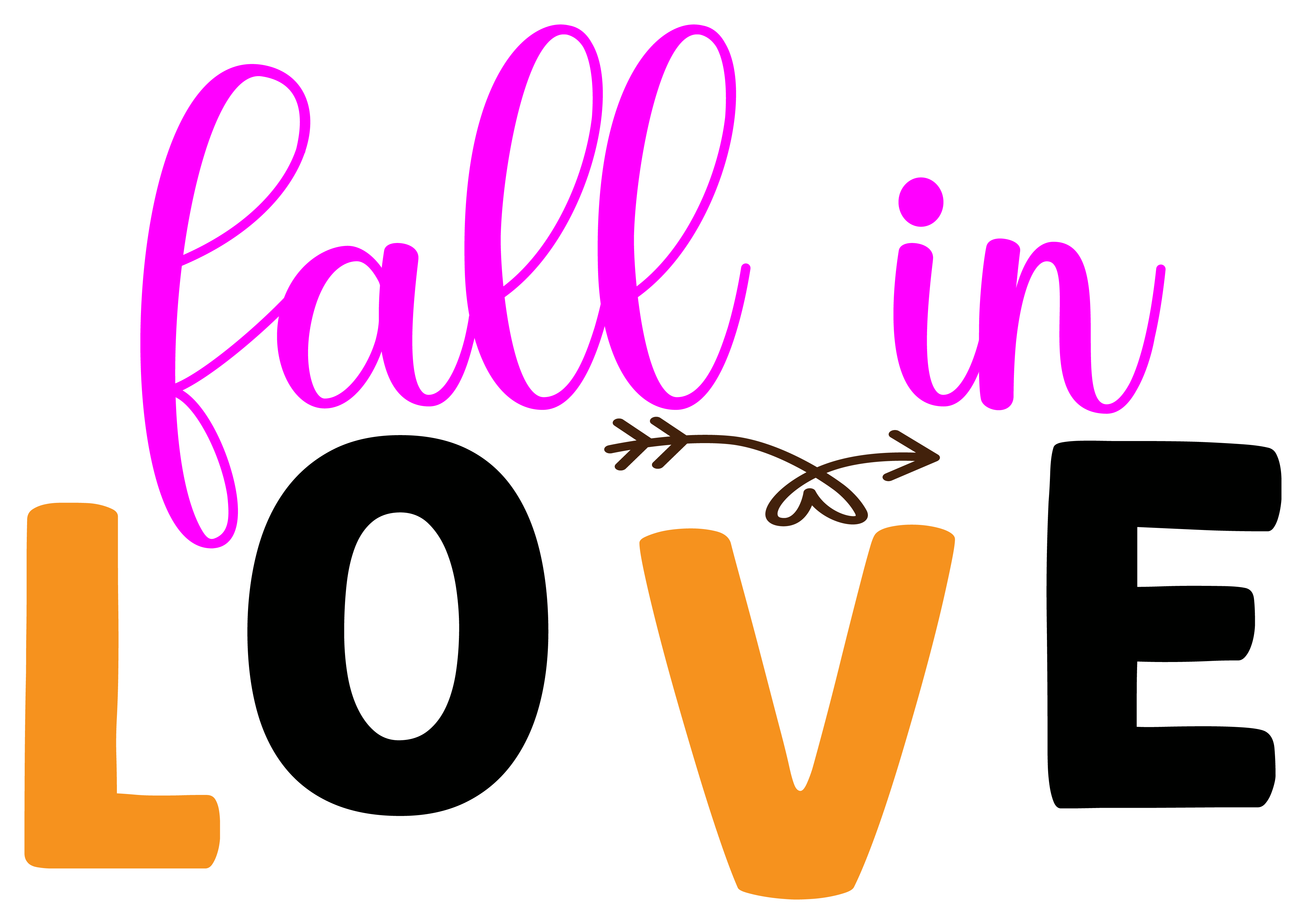 Inspirational Quote Fall In Love Great Gift Motivational Sticker Vinyl Decal Motivation Stickers- 5" Vinyl Sticker Waterproof