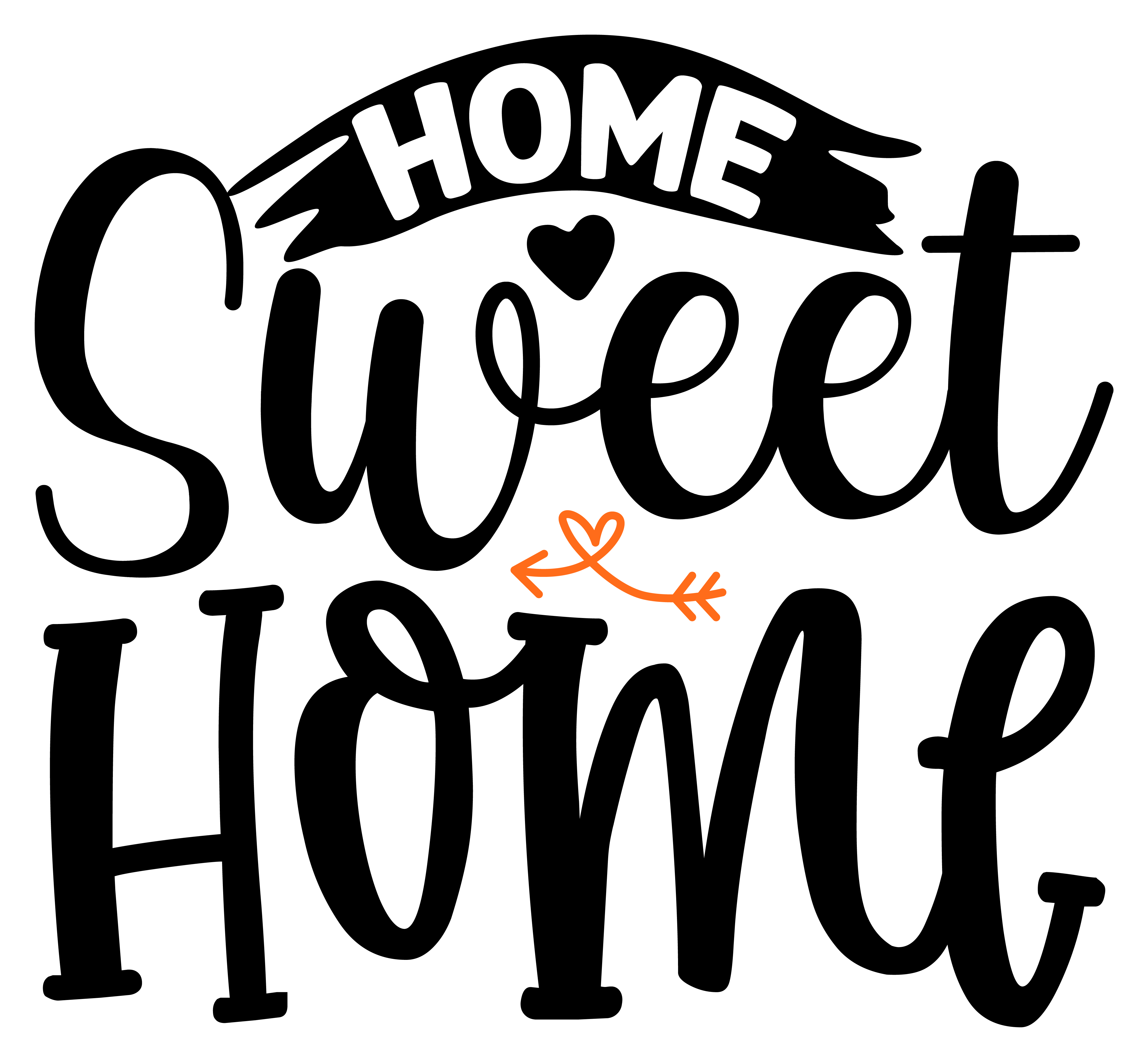 Inspirational Quote Home Sweet Home Motivational Sticker Vinyl Decal Motivation Stickers- 5" Vinyl Sticker Waterproof