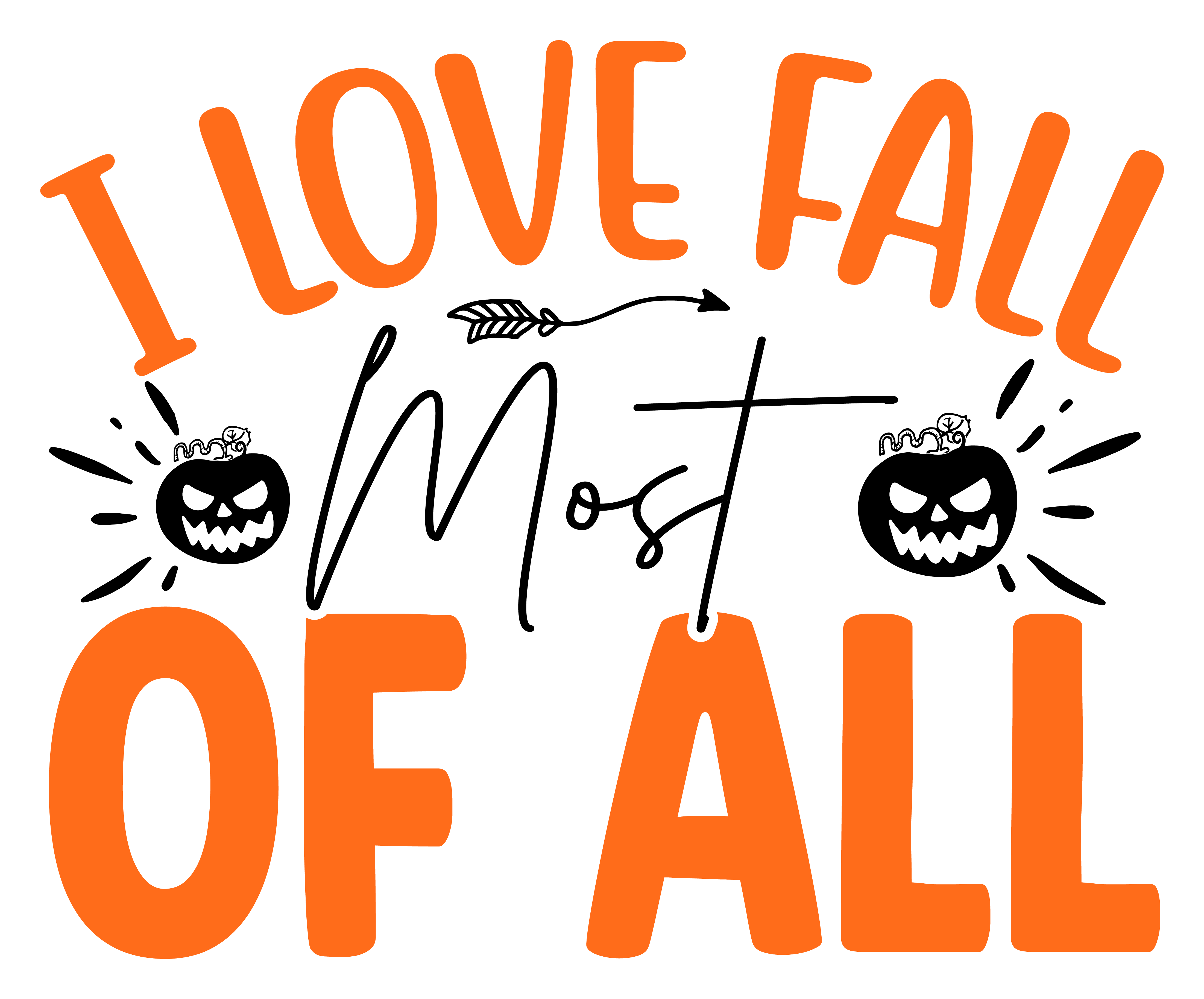 Inspirational Quote I Love Fall Most Of All Great Gift Motivational Sticker Vinyl Decal Motivation Stickers- 5" Vinyl Sticker Waterproof