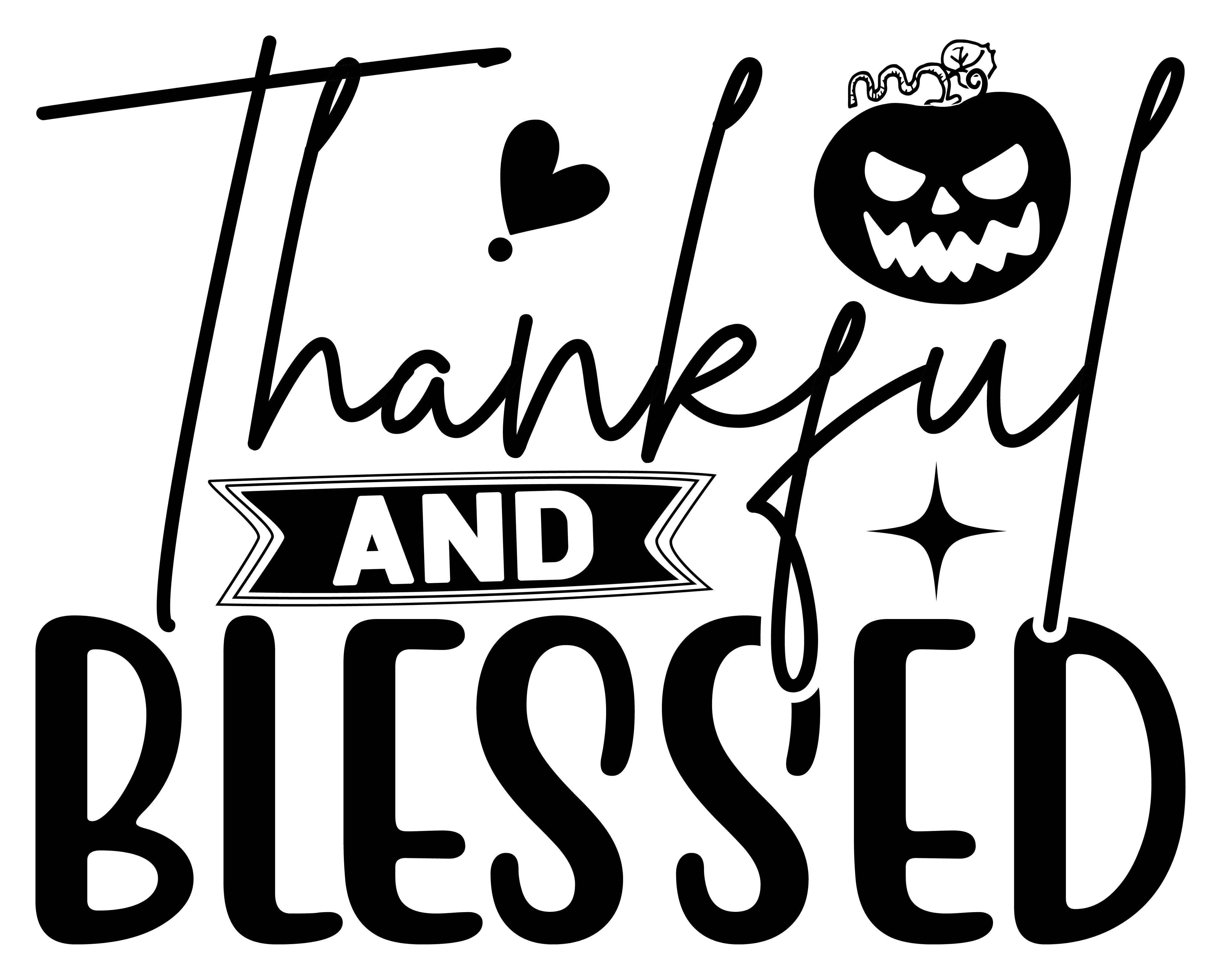 Inspirational Quote Thankful And Blessed Great Gift Motivational Sticker Vinyl Decal Motivation Stickers- 5" Vinyl Sticker Waterproof