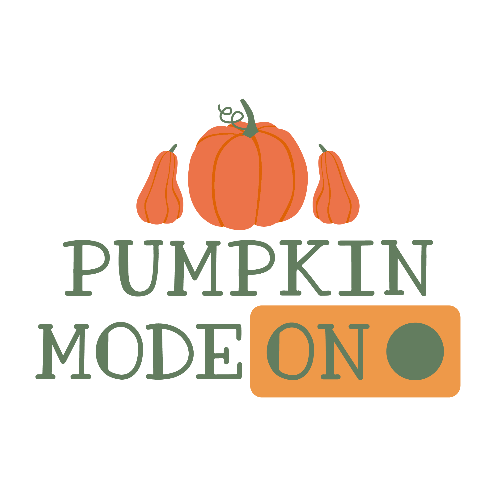 Inspirational Quote Pumpkin Mode On Motivational Sticker Vinyl Decal Motivation Stickers- 5" Vinyl Sticker Waterproof