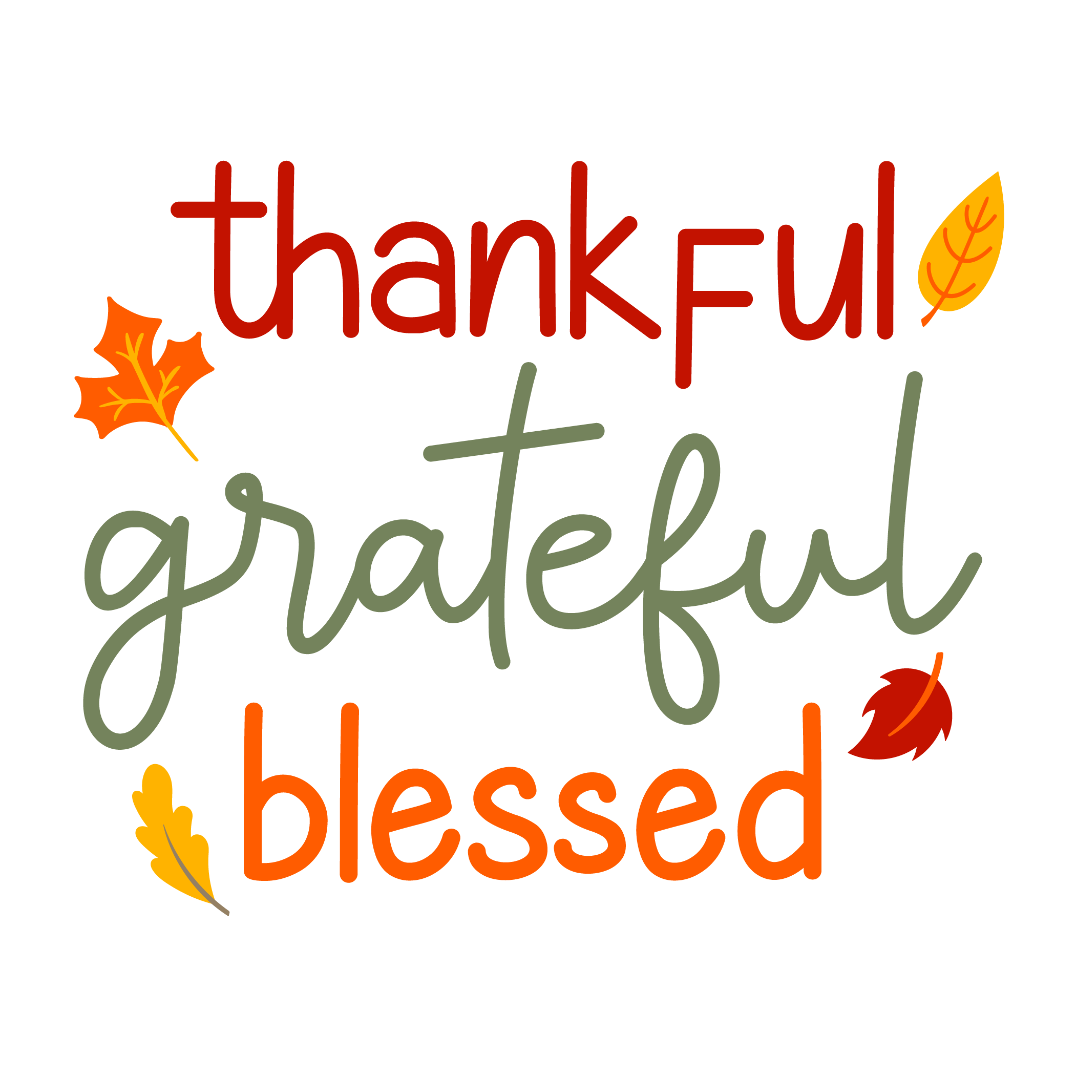 Inspirational Quote ThankFul Grateful Blessed Lovely Gift Motivational Sticker Vinyl Decal Motivation Stickers- 5" Vinyl Sticker Waterproof