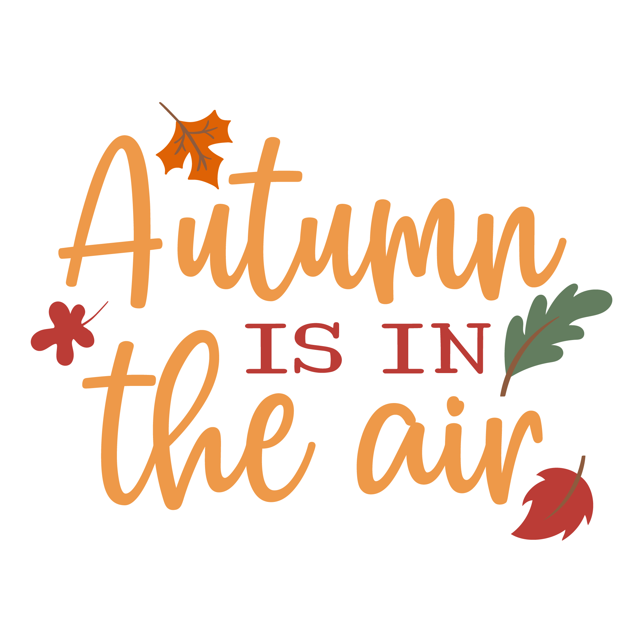 Inspirational Quote Autumn Is In The Air Motivational Sticker Vinyl Decal Motivation Stickers- 5" Vinyl Sticker Waterproof
