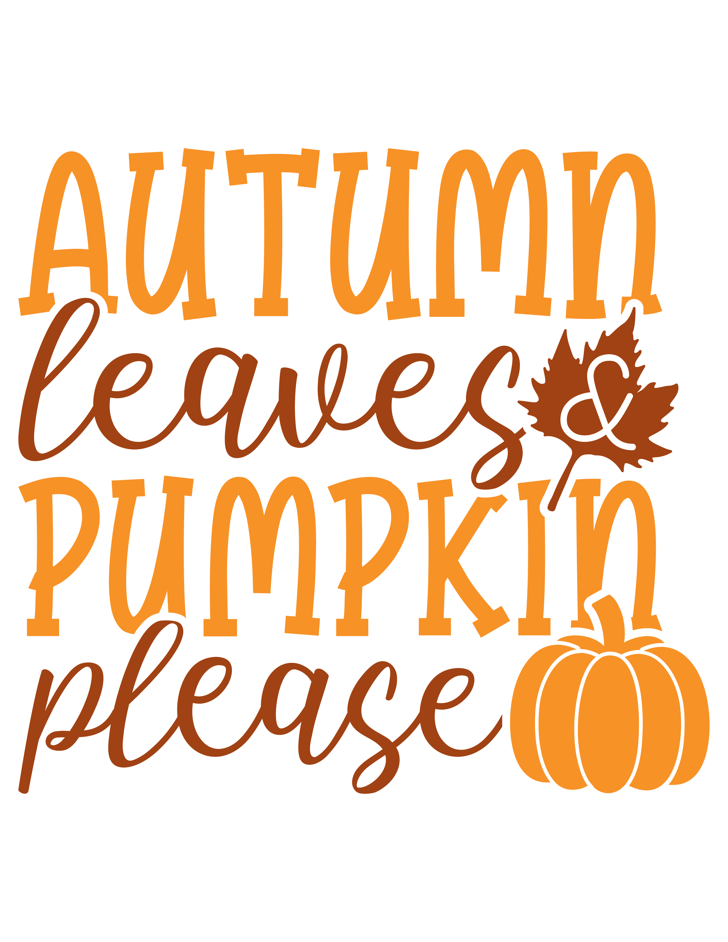 Inspirational Quote Autumn Leaves Pumpkin Please Motivational Sticker Vinyl Decal Motivation Stickers- 5" Vinyl Sticker Waterproof