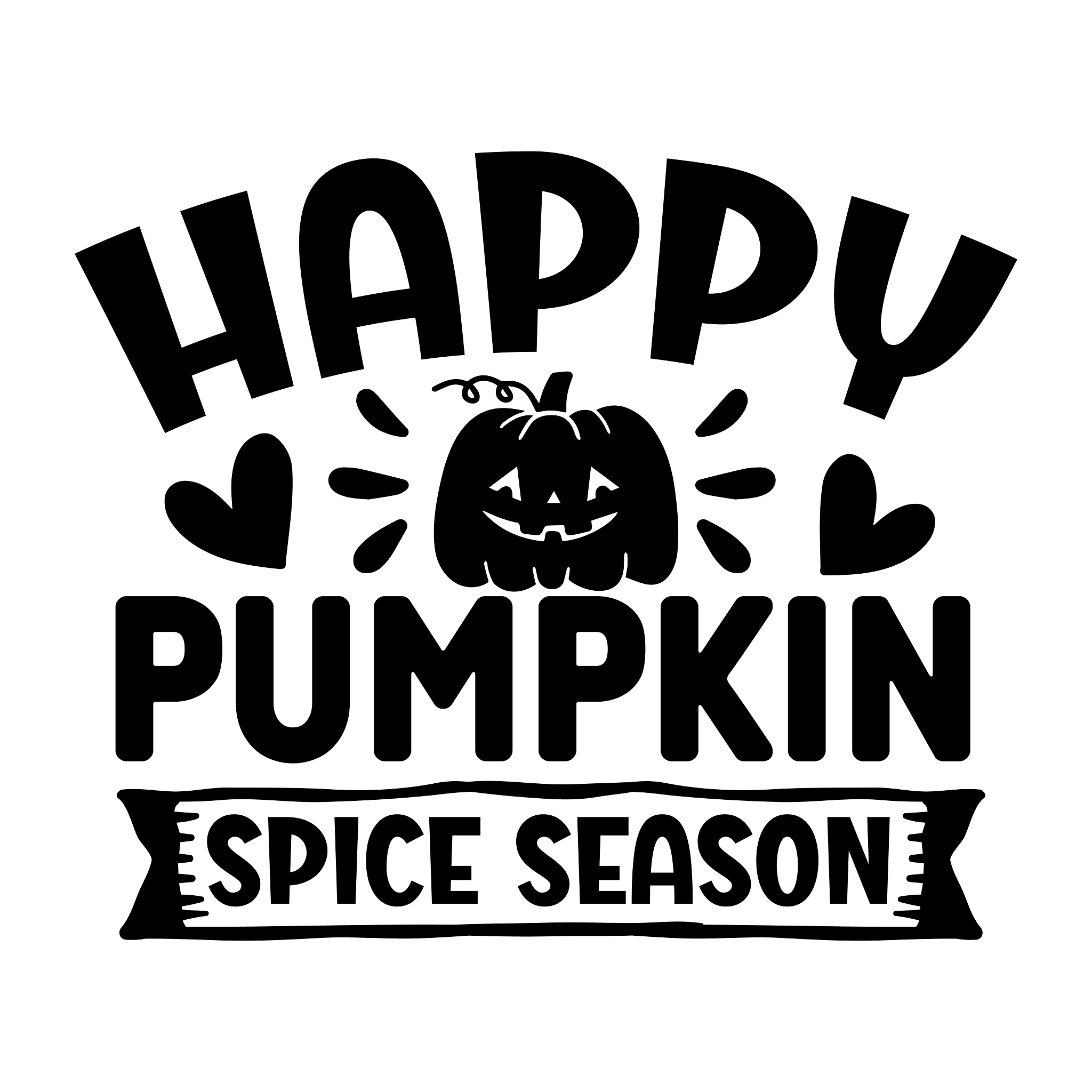 Inspirational Quote Happy Pumpkin Spice Season Beautiful Motivational Sticker Vinyl Decal Motivation Stickers- 5" Vinyl Sticker Waterproof