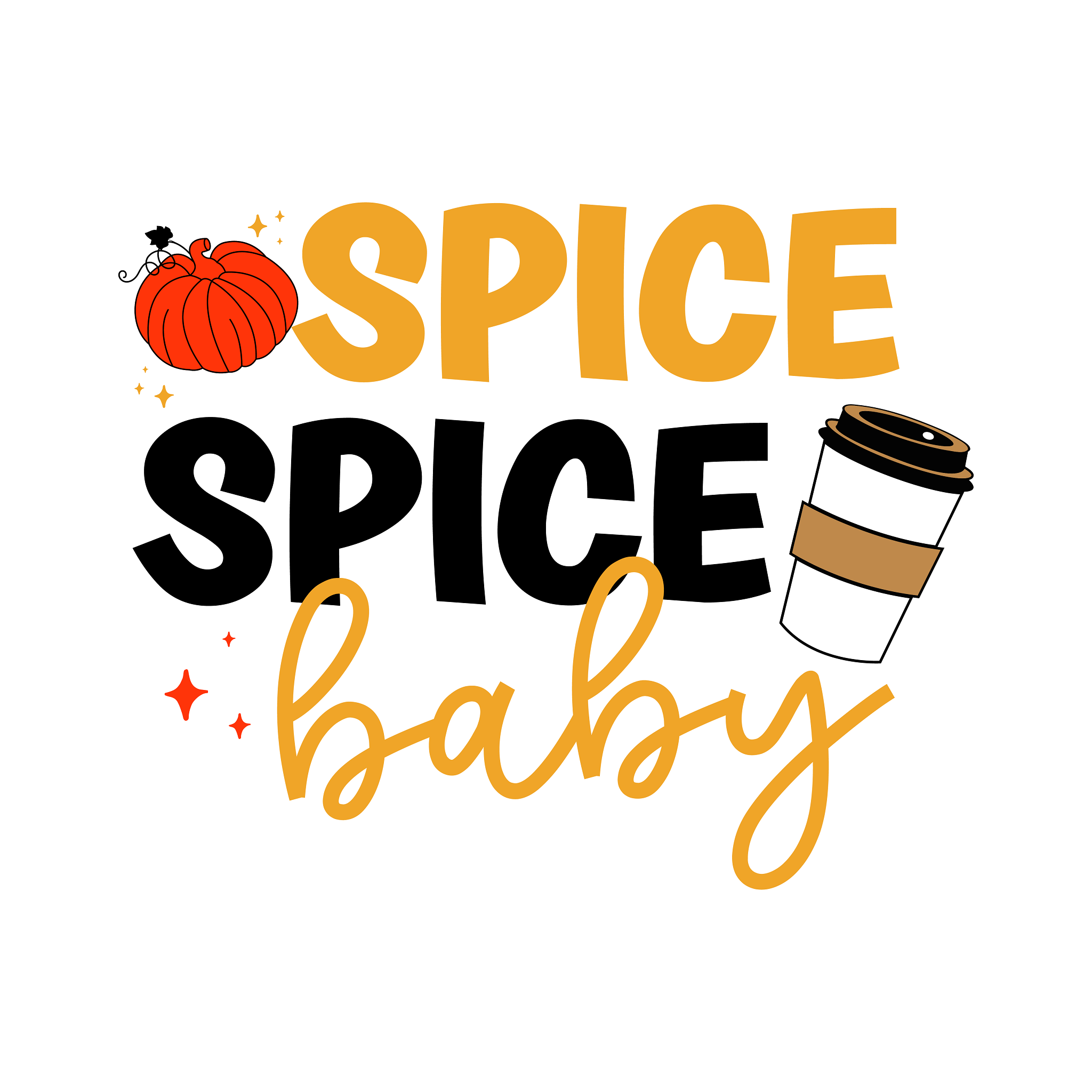 Inspirational Quote Spice Spice Baby Motivational Sticker Vinyl Decal Motivation Stickers- 5" Vinyl Sticker Waterproof