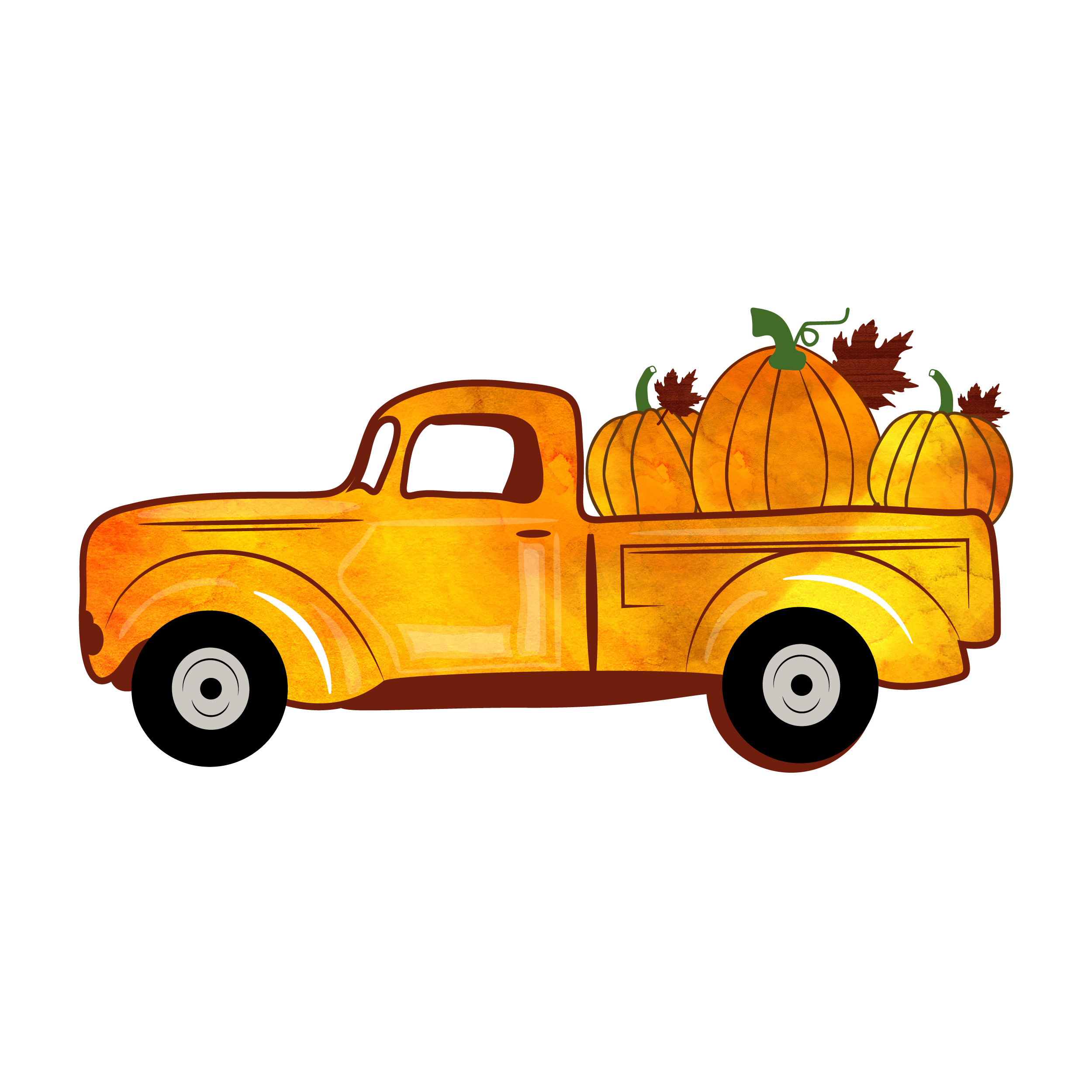 Inspirational Quote Pumpkin Truck Great Gift Motivational Sticker Vinyl Decal Motivation Stickers- 5" Vinyl Sticker Waterproof