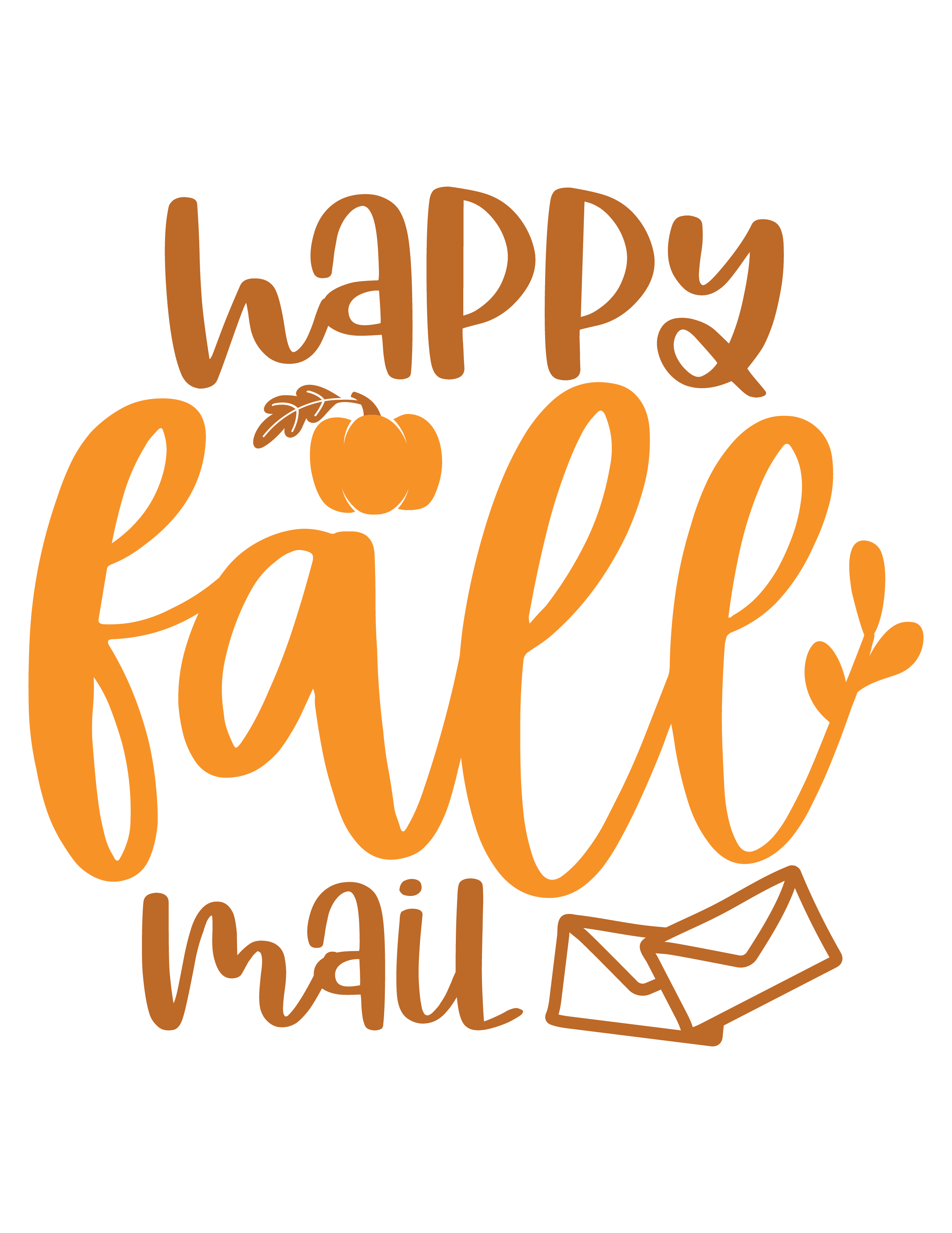 Inspirational Quote Happy Fall Mail Motivational Sticker Vinyl Decal Motivation Stickers- 5" Vinyl Sticker Waterproof