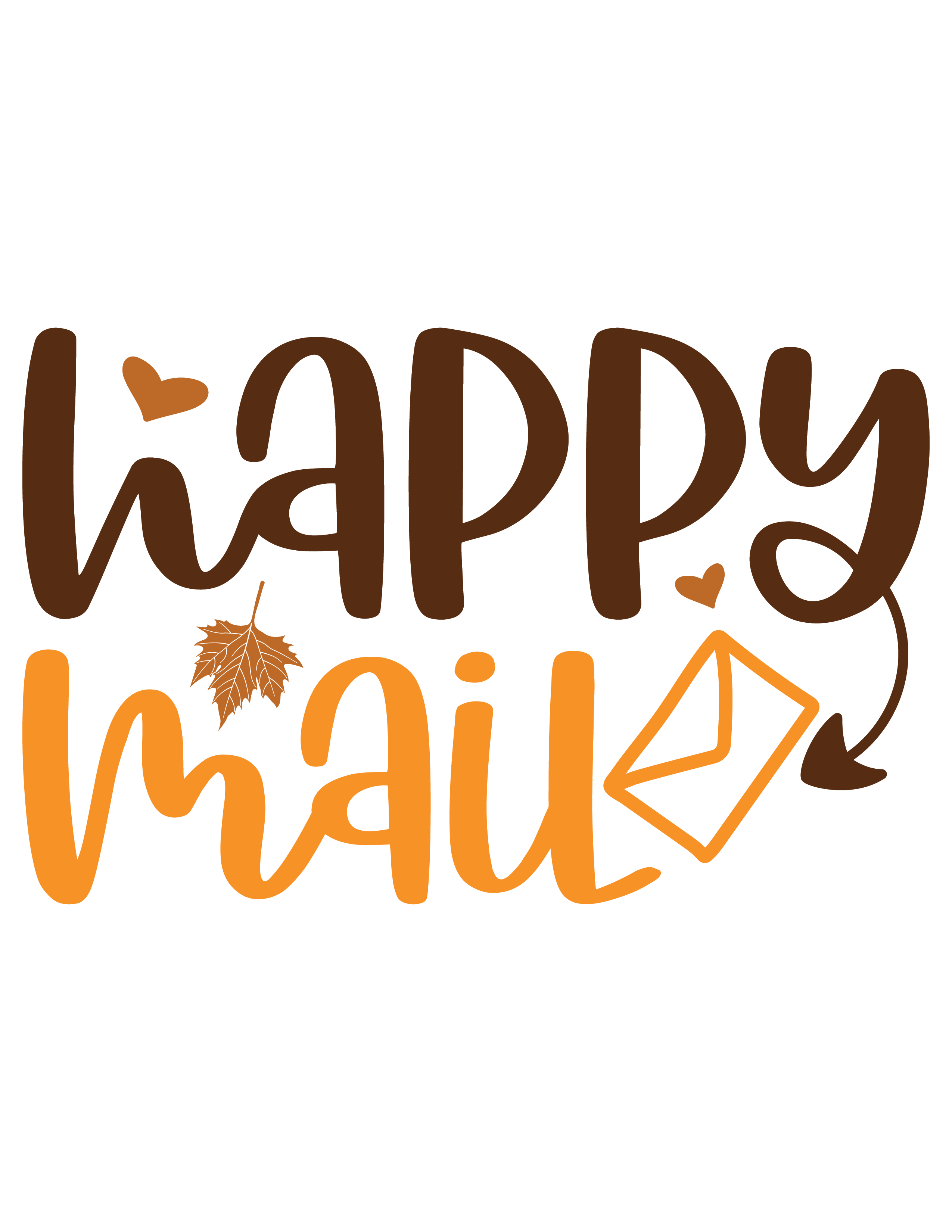 Inspirational Quote Happy Mail Motivational Sticker Vinyl Decal Motivation Stickers- 5" Vinyl Sticker Waterproof