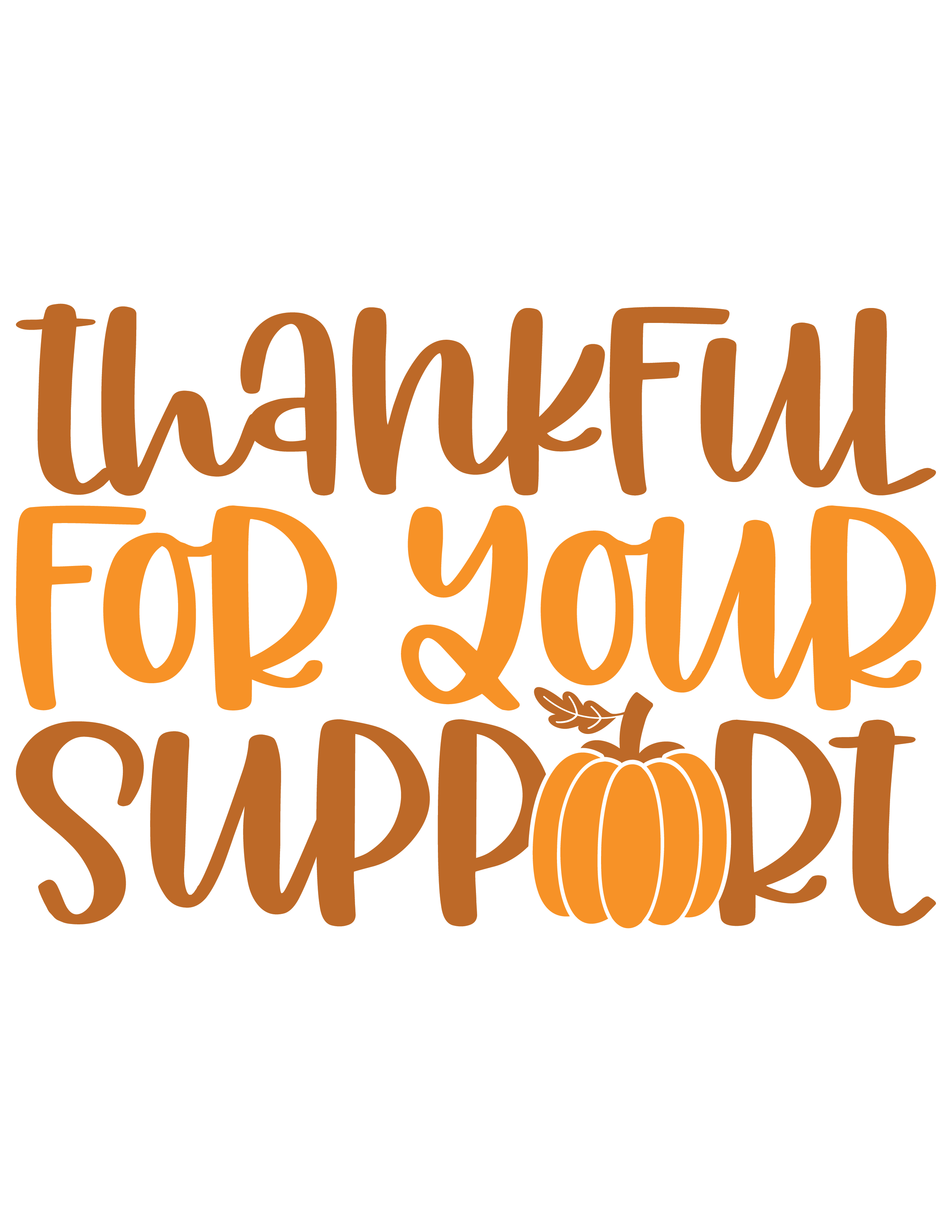 Inspirational Quote Thankful For Your Support Motivational Sticker Vinyl Decal Motivation Stickers- 5" Vinyl Sticker Waterproof
