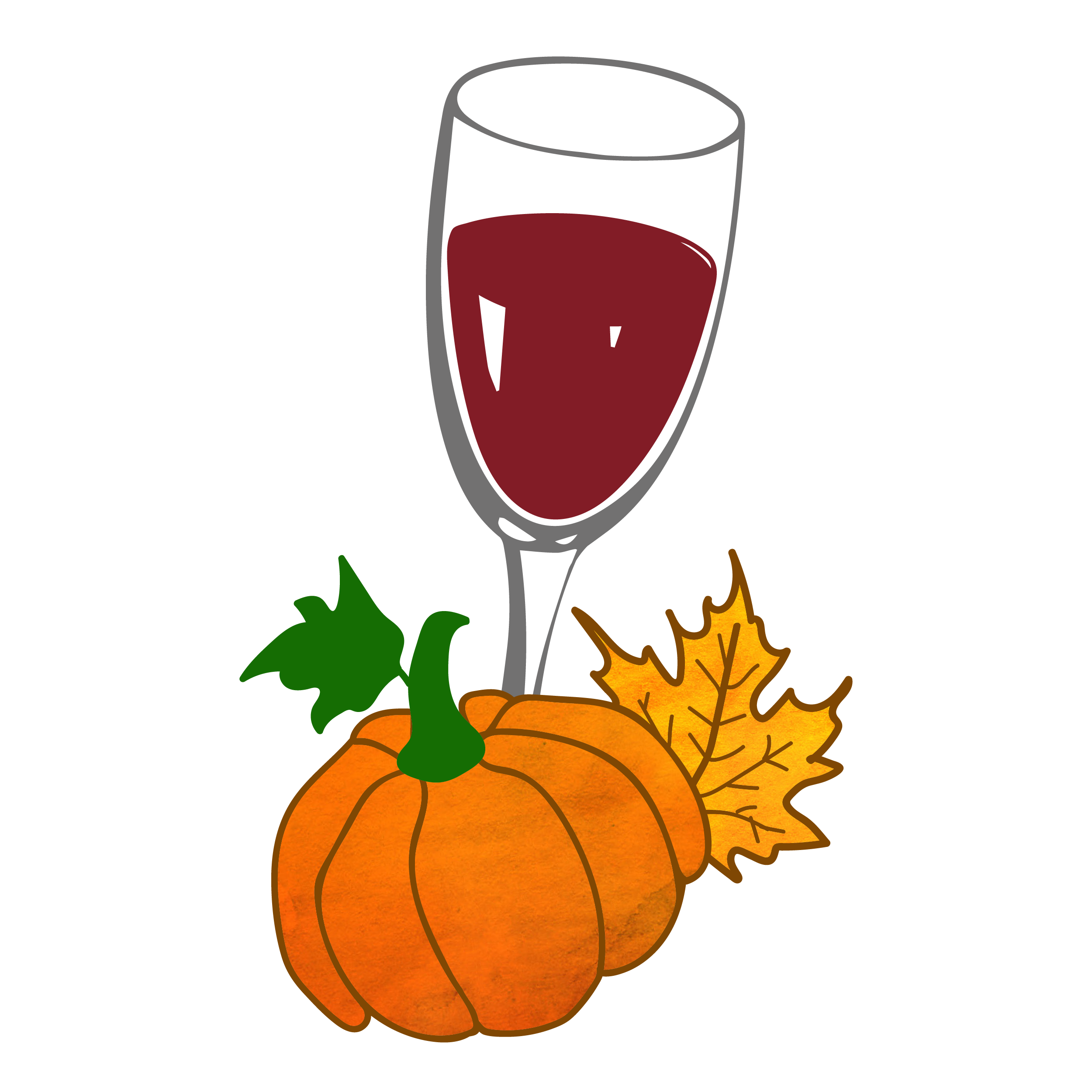 Inspirational Quote Wine Pumpkin Flower Motivational Sticker Vinyl Decal Motivation Stickers- 5" Vinyl Sticker Waterproof