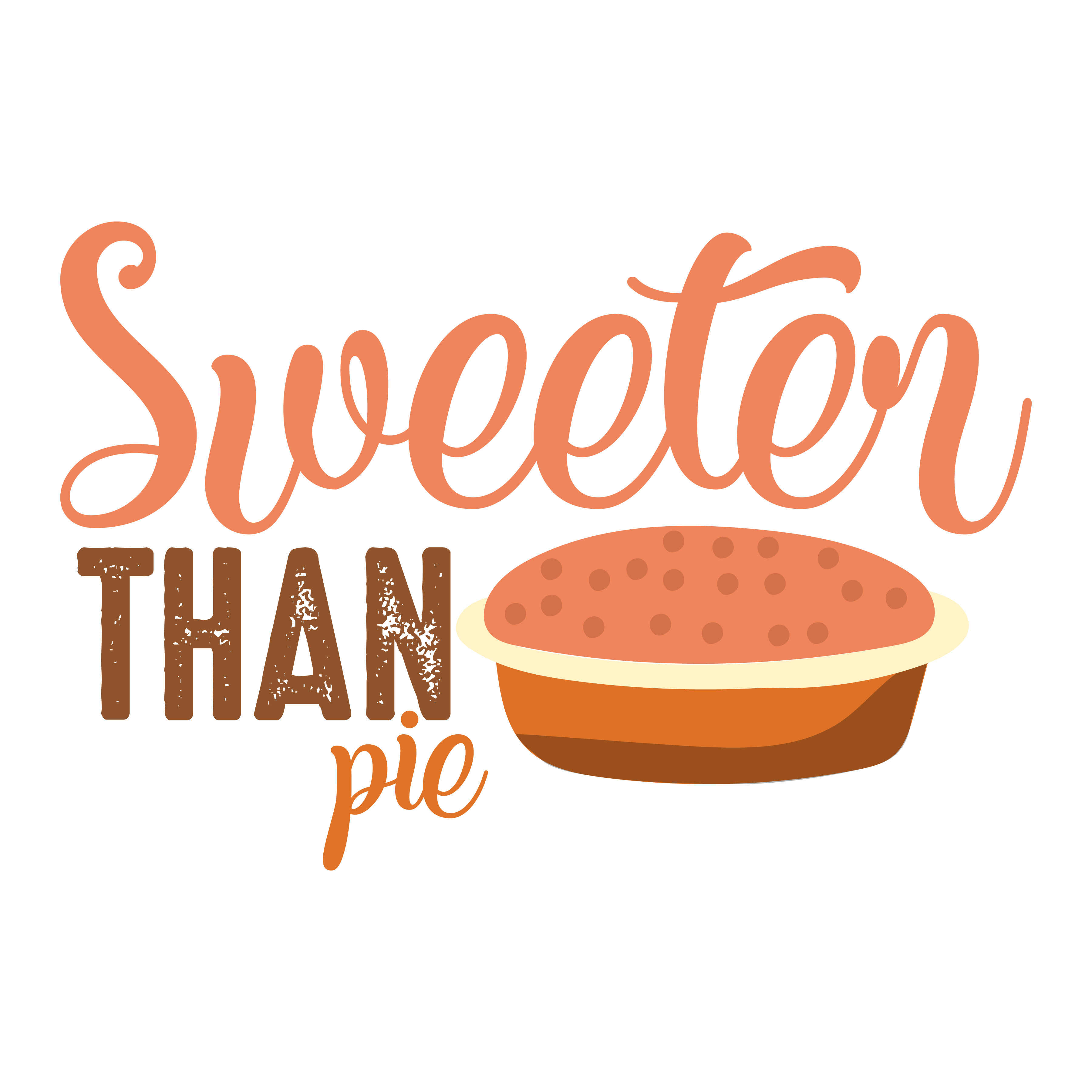 Inspirational Quote Sweeter Than Pie Motivational Sticker Vinyl Decal Motivation Stickers- 5" Vinyl Sticker Waterproof
