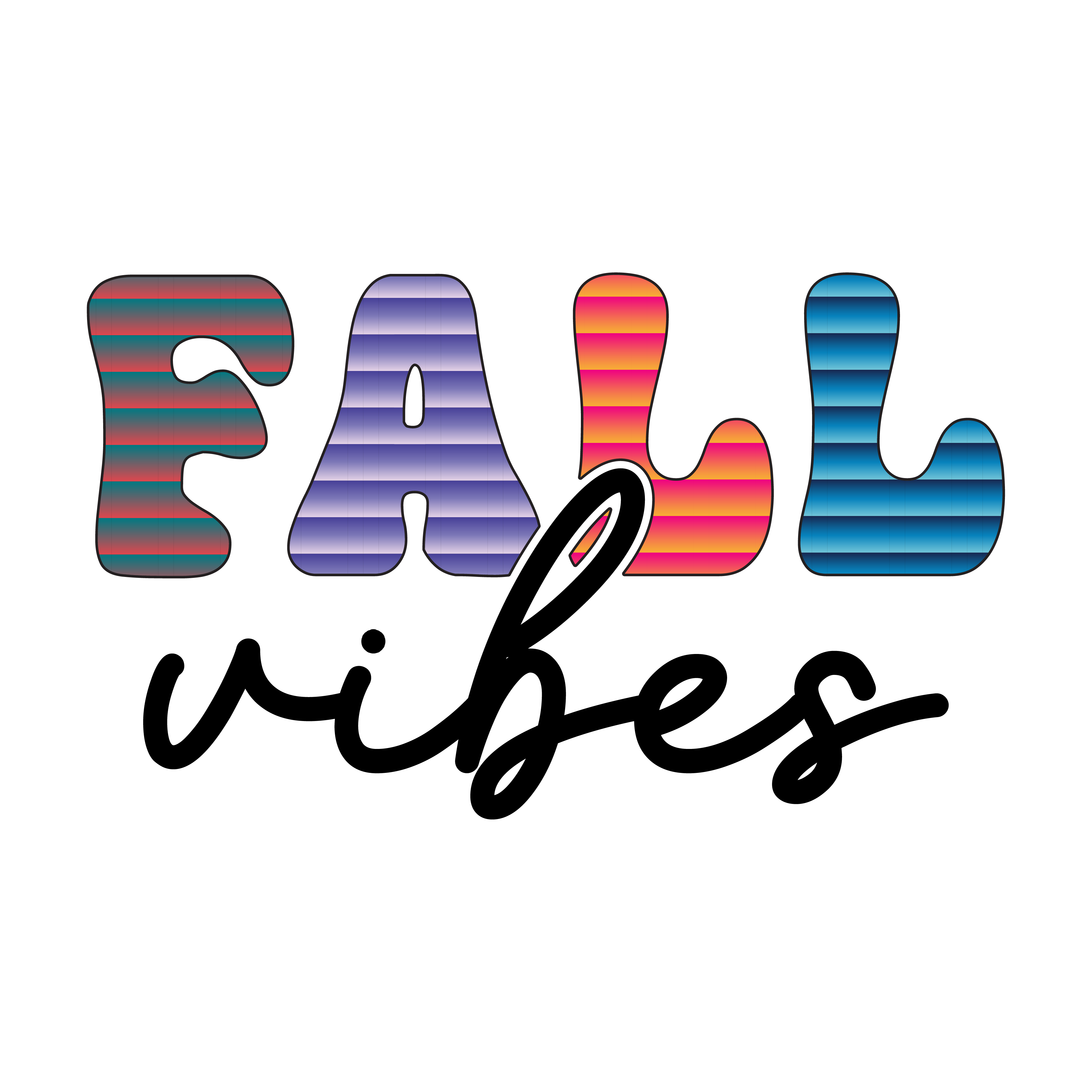 Inspirational Quote Fall Vibes Pretty Gift Motivational Sticker Vinyl Decal Motivation Stickers- 5" Vinyl Sticker Waterproof